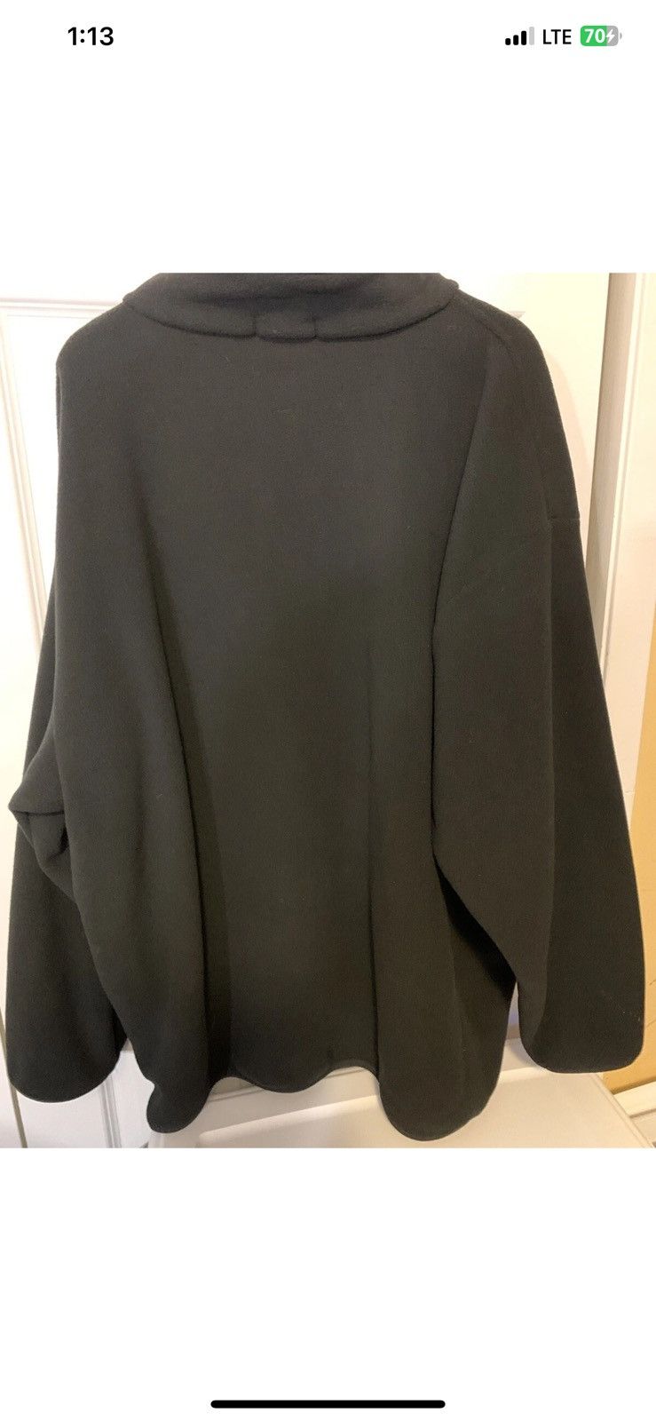 Nautica Nautica Mens Sz 3XL Quarter Zip Fleece Pullover Black Size US XXL / EU 58 / 5 - 7 Thumbnail