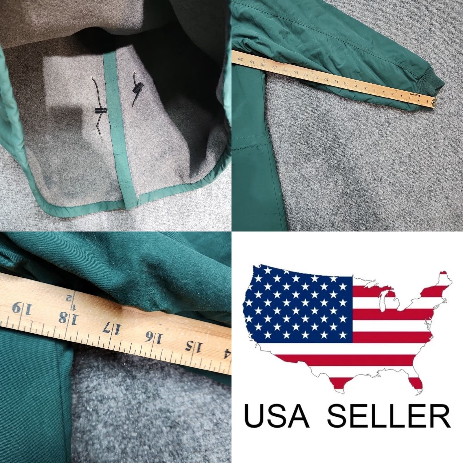 J.Crew VINTAGE J.CREW Field Jacket Men 2XL Green Full Zip Coat Fleece 90s Oarsman Regular Size US XXL / EU 58 / 5 - 10 Thumbnail