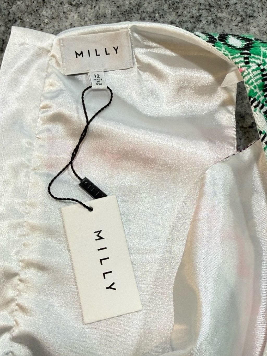 MILLY Milly Embroidered Slim Shift Dress Size XL / US 12-14 / IT 48-50 - 9 Thumbnail