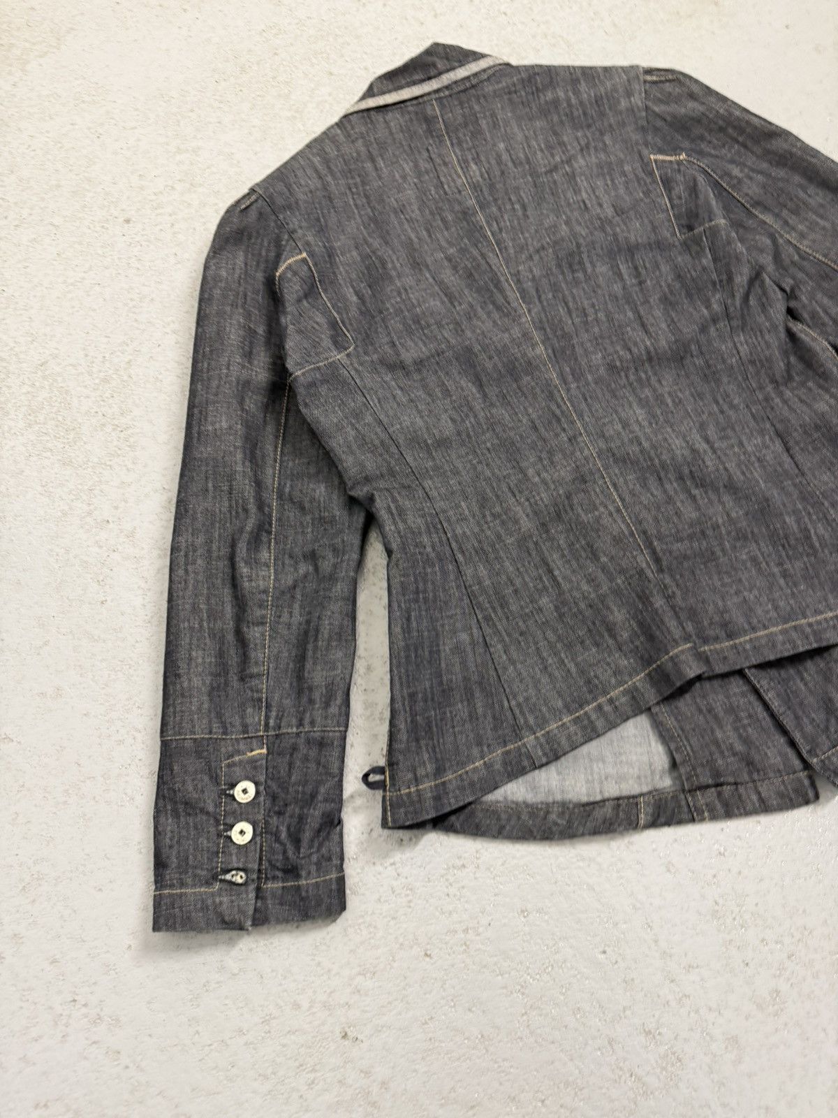 Marithe + Francois Girbaud Marithe Francois Girbaud Denim Streetwear Jacket Size M / US 6-8 / IT 42-44 - 15 Thumbnail