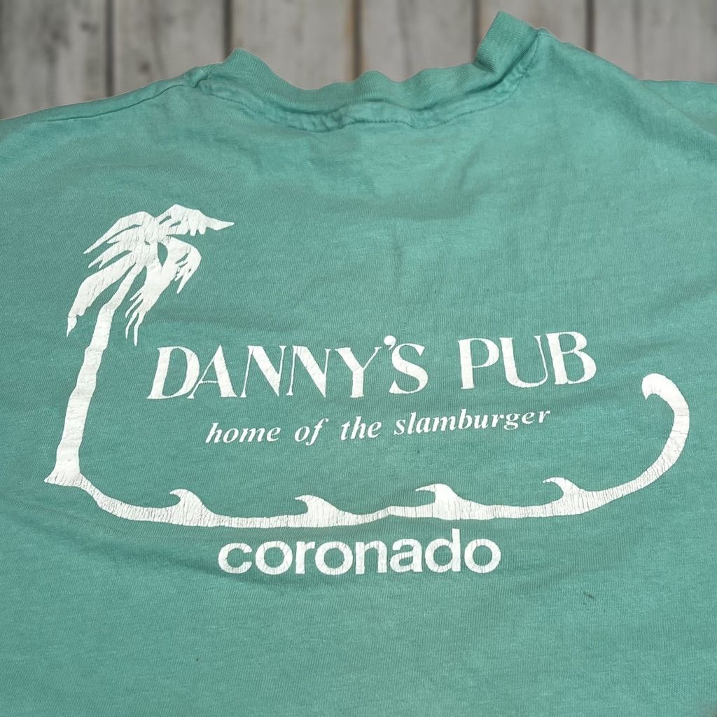 Altea VINTAGE T Shirt Large Danny’s Pub Coronado Slamburger Teal 1990s Graphic Tee Mens Size US L / EU 52-54 / 3 - 1 Thumbnail