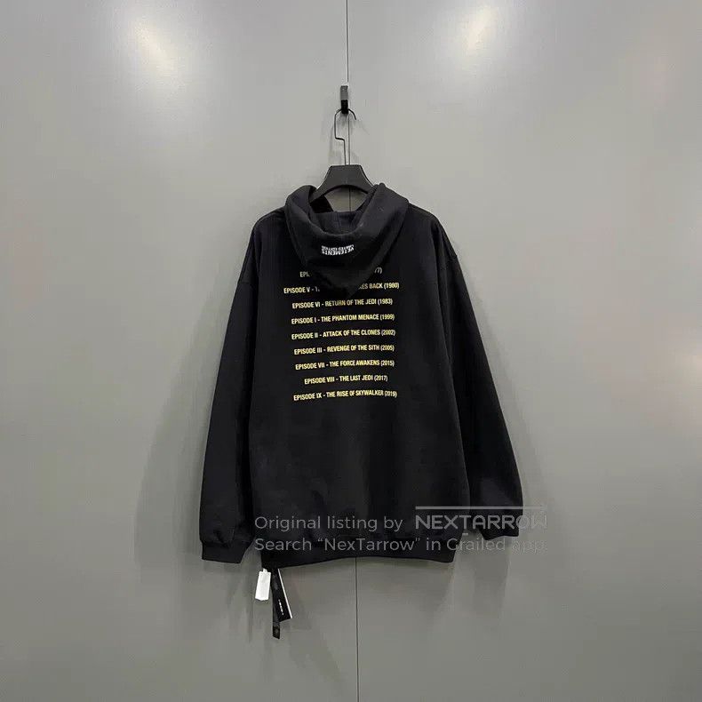 Vetements VETEMENTS Black Letter Print Hoodie Size US XS / EU 42 / 0 - 2 Thumbnail