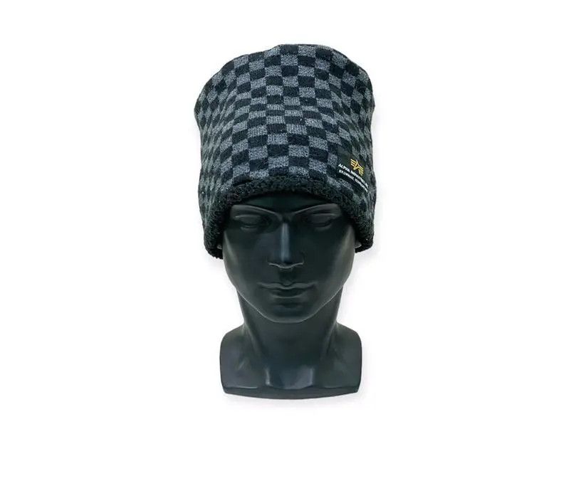 Alpha Industries Alpha Industries Plaid Tartan Neck Gaiter Beanie Hat Size ONE SIZE - 1 Thumbnail