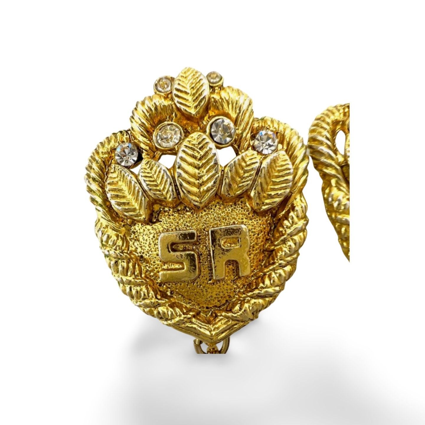 Sonia Rykiel Vintage Sonia Rykiel golden dangle earrings with emblem top Size ONE SIZE - 2 Thumbnail
