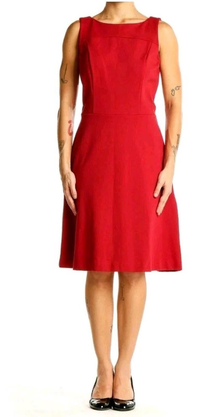 Brooks Brothers Brooks Brothers Womens Sz 12 A-Line Dress Sleeveless Red NEW Size M / US 6-8 / IT 42-44 - 1 Thumbnail