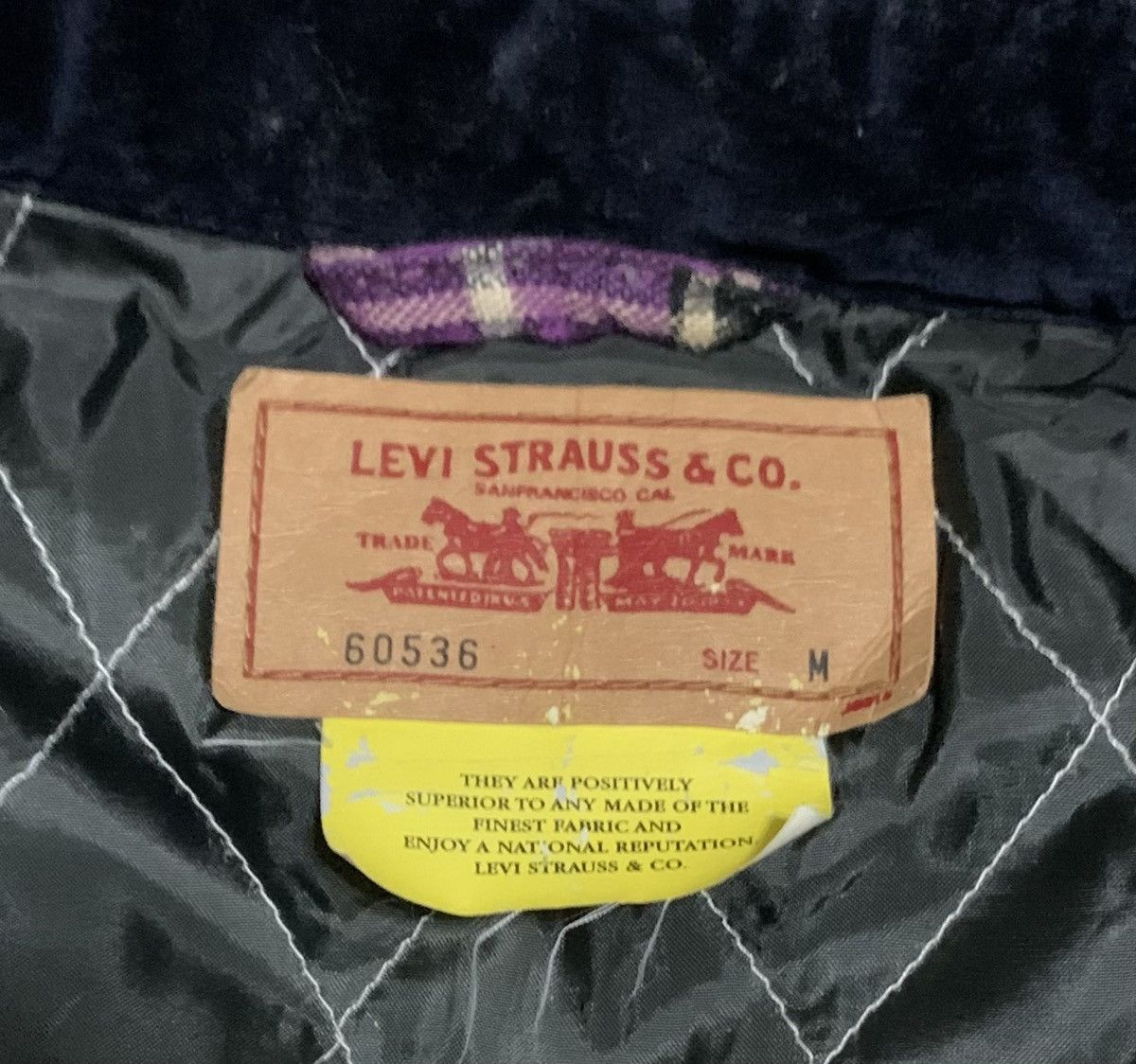 Levi's Vintage Levis Plaid Flannel Shirt Jacket Zipper Ups Size US M / EU 48-50 / 2 - 8 Thumbnail
