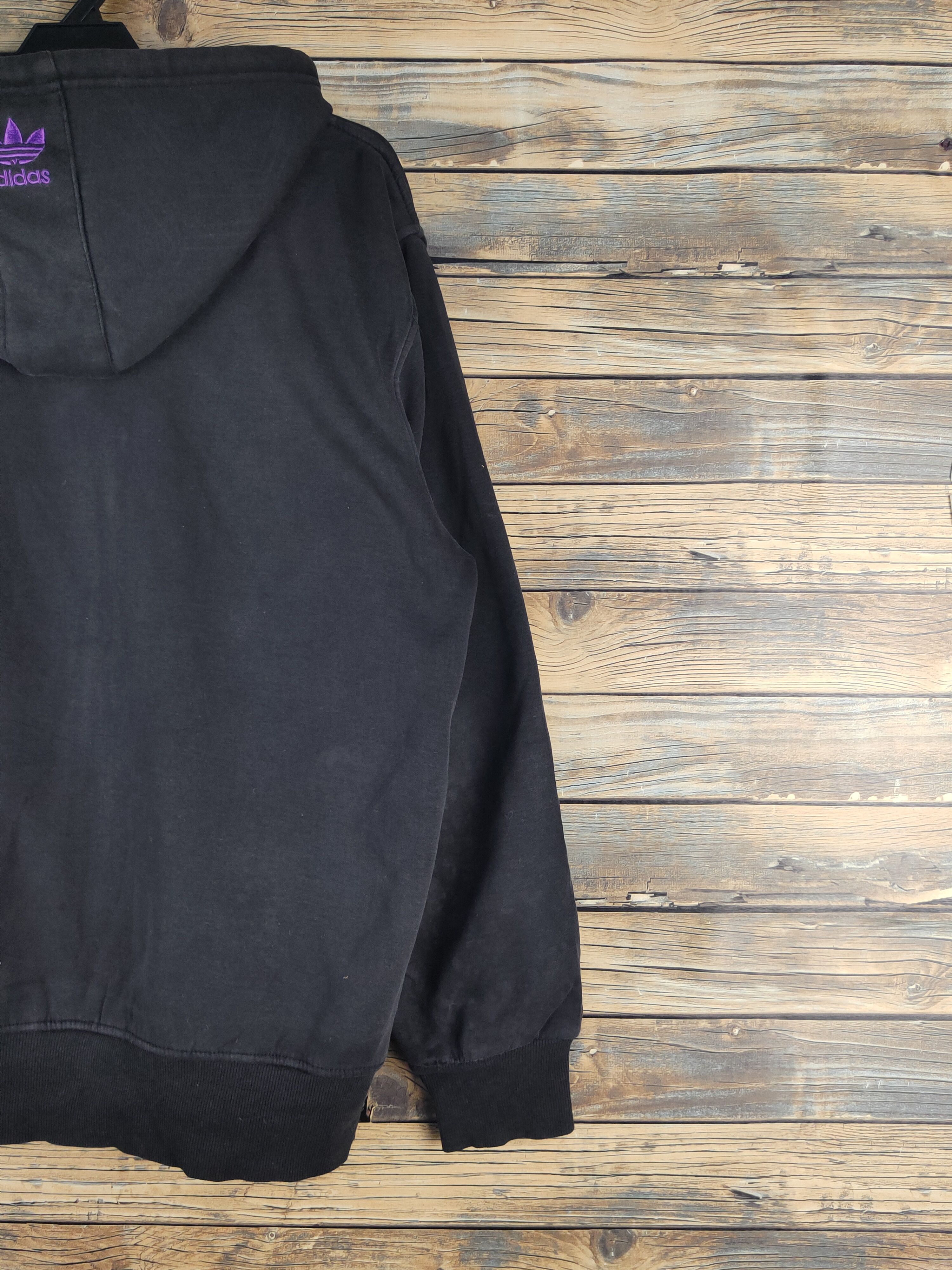 Adidas DL Adidas Vintage Black Hoodie Sweaters #S2804 Size US XL / EU 56 / 4 - 10 Thumbnail