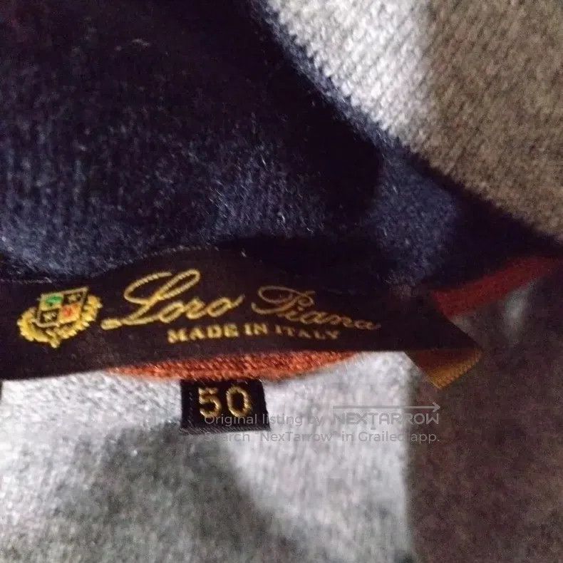 Loro Piana LORO PIANA Striped cashmere polo shirt Size US M / EU 48-50 / 2 - 7 Thumbnail
