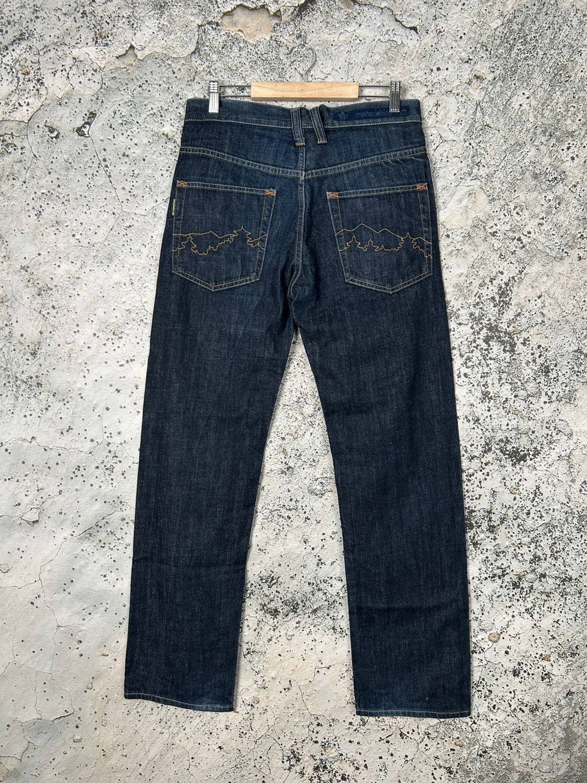 Japanese Brand Maharishi Denim Navy Raw Streetwear Vintage Japanese Grunge Size US 30 / EU 46 - 1 Thumbnail