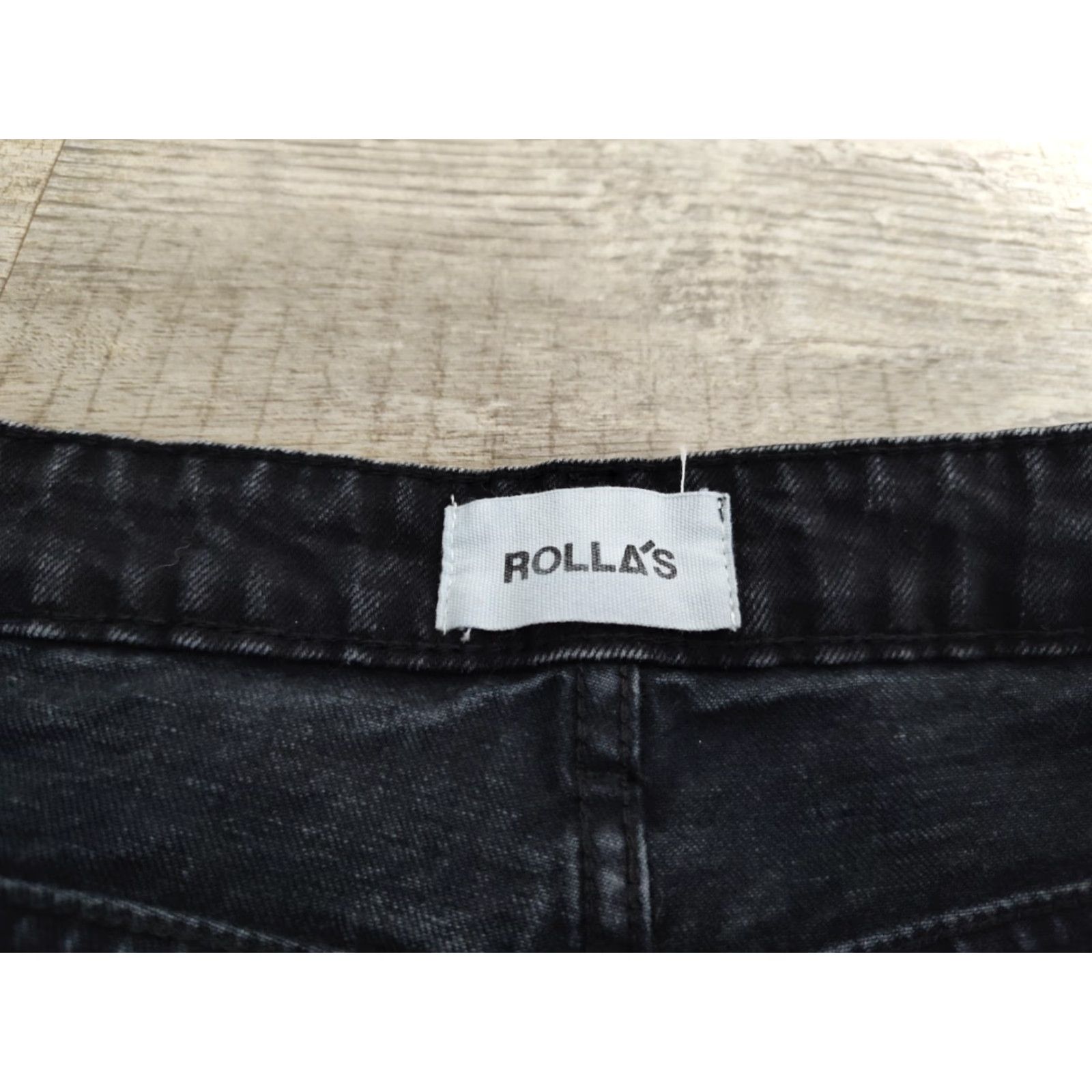 Rolla's VINTAGE Rolla's Women's Skinny Jeans High Rise Slim Denim 30 Black Cotton Stretch City 27in Size 30" / US 8 / IT 44 - 7 Thumbnail