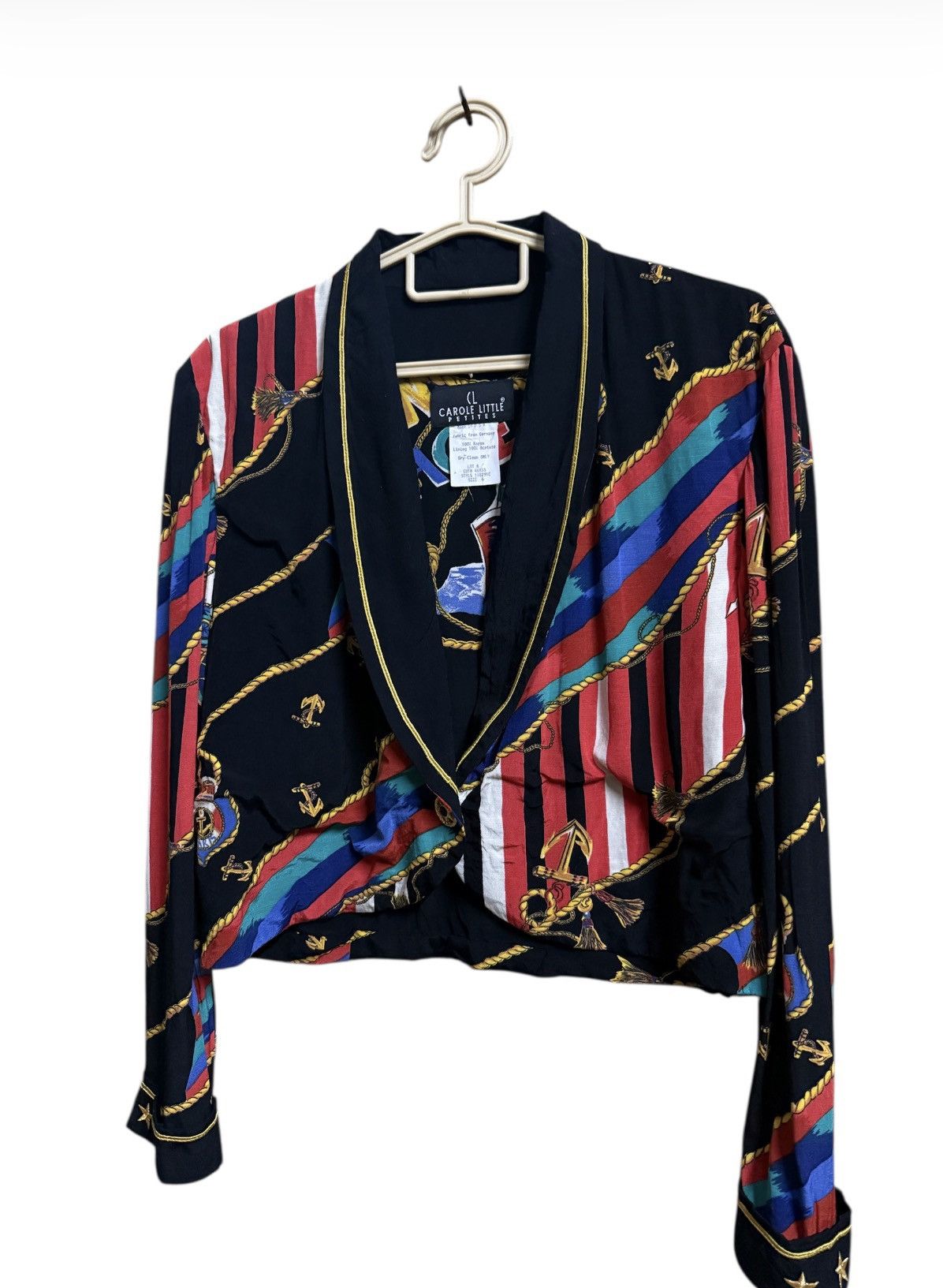 Vintage CAROLE LITTLE Nautical-theme Lightweight Jacket Vintage Size M / US 6-8 / IT 42-44 - 3 Thumbnail