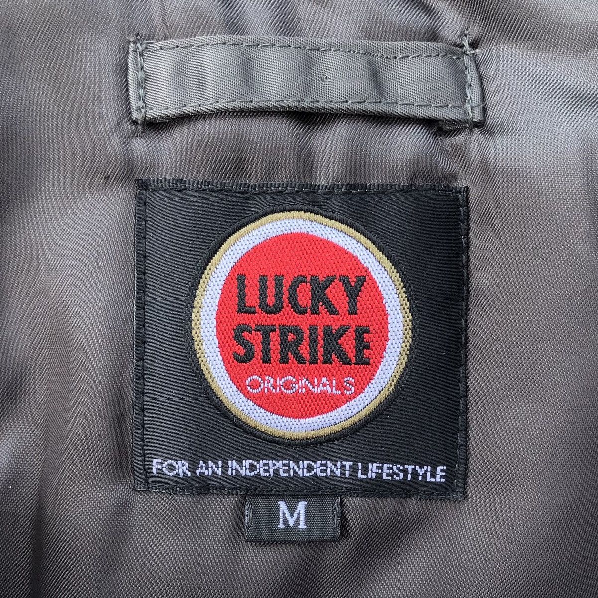 Vintage Vintage Lucky Strike Racing Ma-1 Bomber Jacket Size US M / EU 48-50 / 2 - 19 Thumbnail