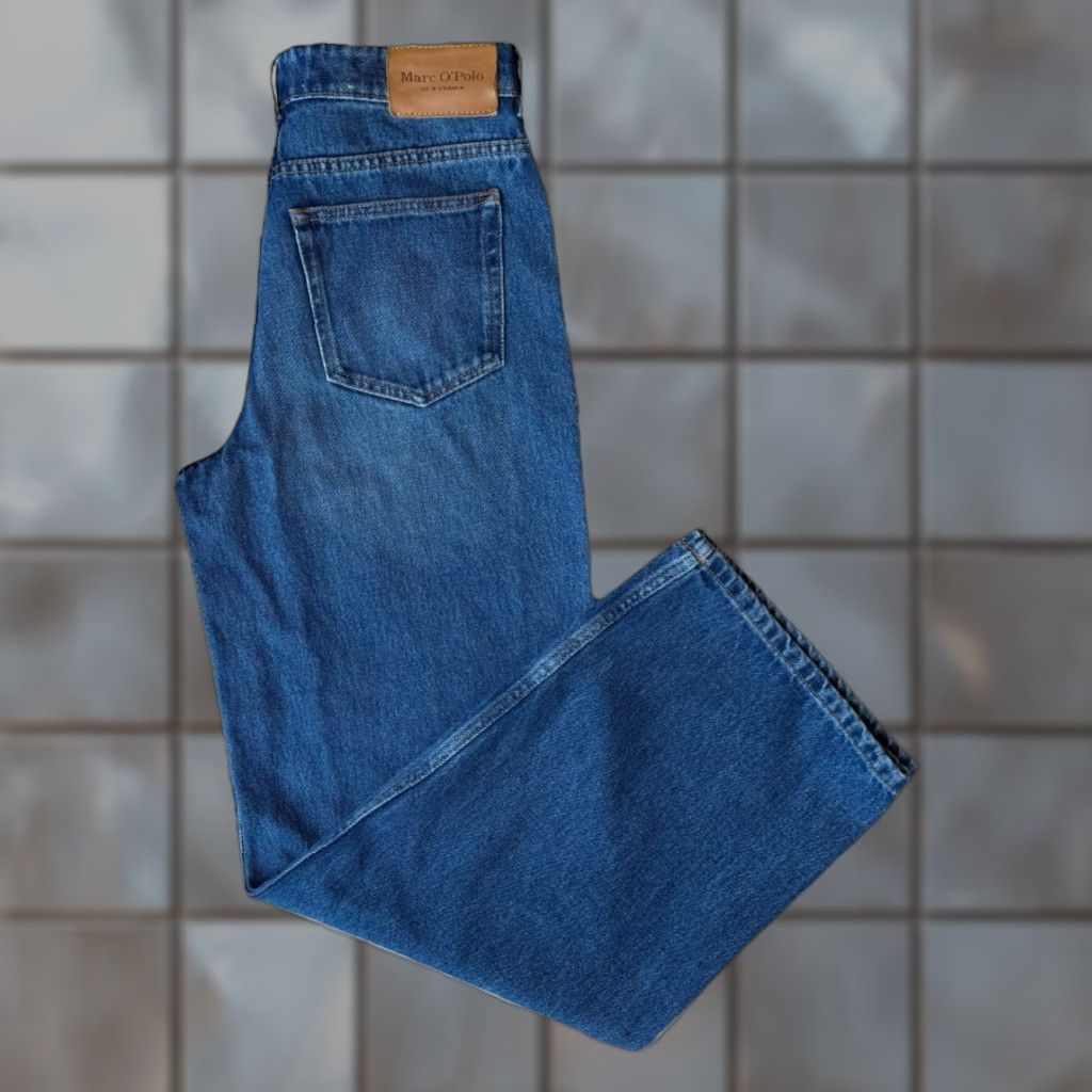 Marc O'Polo Marc O'Polo Sodra Jeans Women's 28 Blue Wide Leg High Rise Vintage? No Shirt Jeans Men? Size 28" / US 6 / IT 42 - 1 Thumbnail