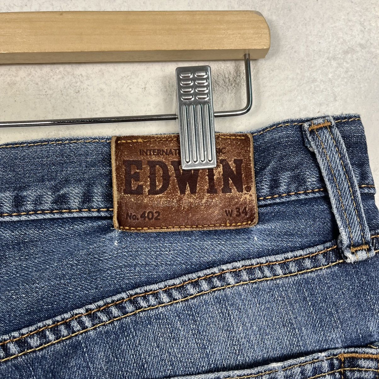 Edwin Vintage Edwin Sashiko Rare Design Workwear Denim Jeans Size US 34 / EU 50 - 9 Thumbnail