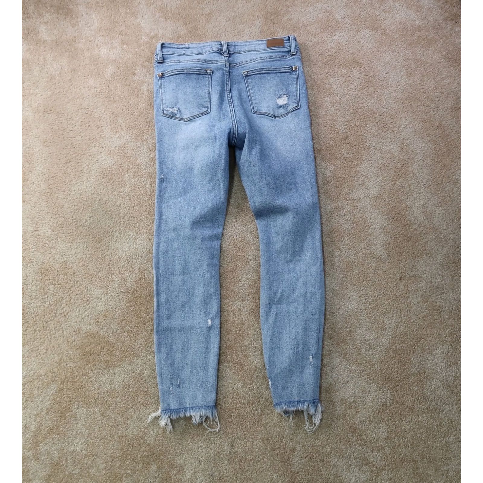 Denime Judy Blue Skinny Fit Jeans Women's 7/28 Blue Stretch Denim Mid Rise Jeans Slim Regular 5-Pocket Design 28in Waist 26in Inseam Size 28" / US 6 / IT 42 - 7 Thumbnail