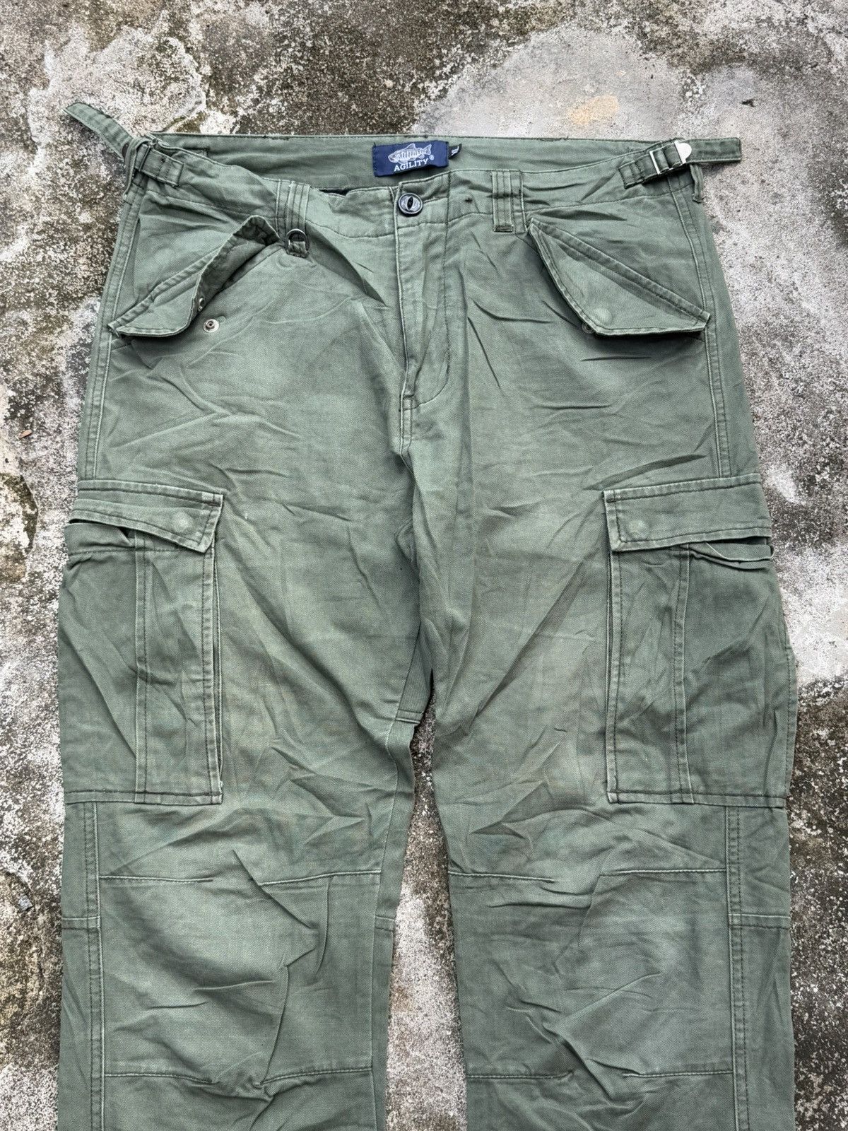 If Six Was Nine × Japanese Brand × Le Grande Bleu (L.G.B.) japanese brand agility green cargo pants Size US 33 - 3 Thumbnail