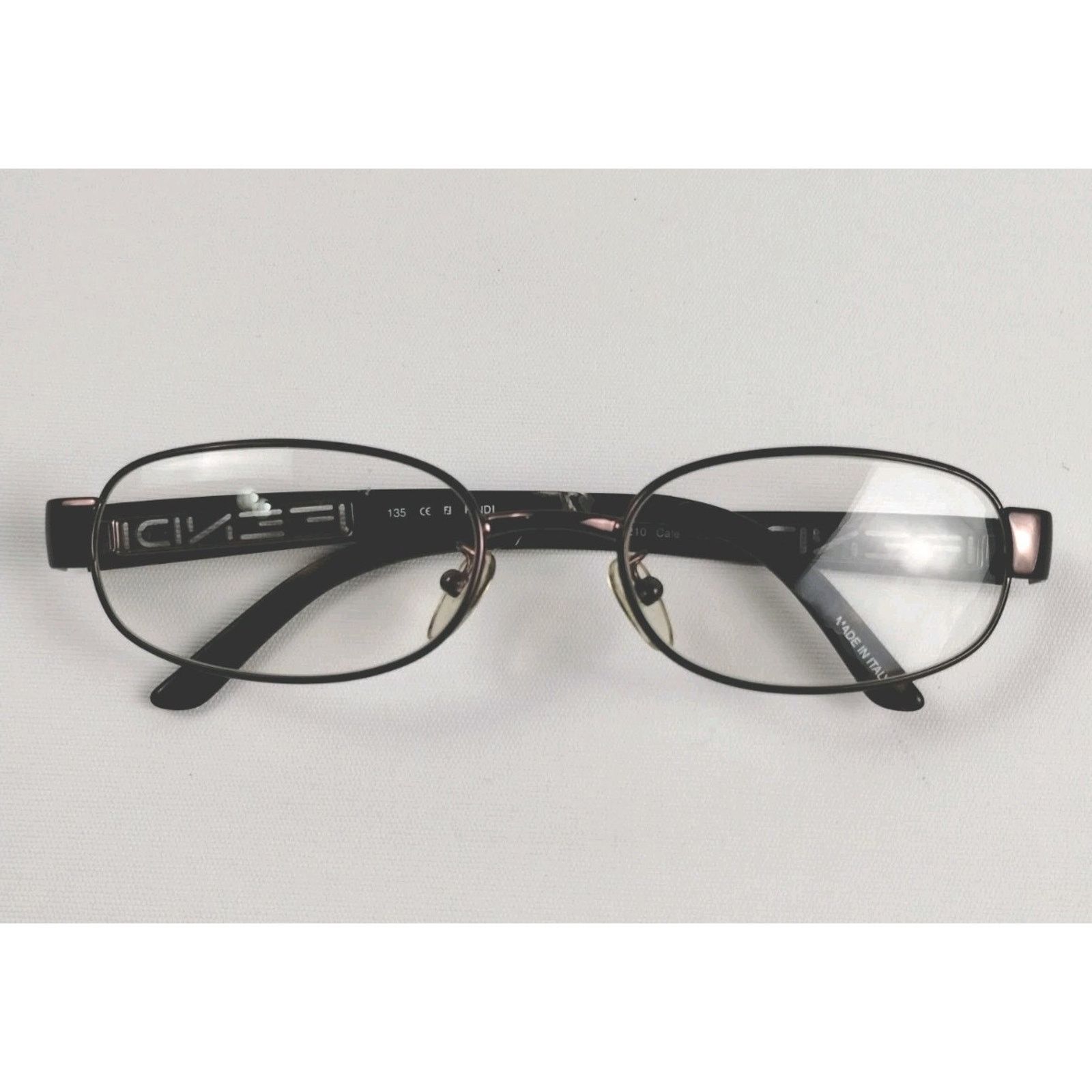 Fendi Fendi Women Blk Eyeglass Frames FS 210 Metal Interior Damage Size ONE SIZE - 1 Thumbnail