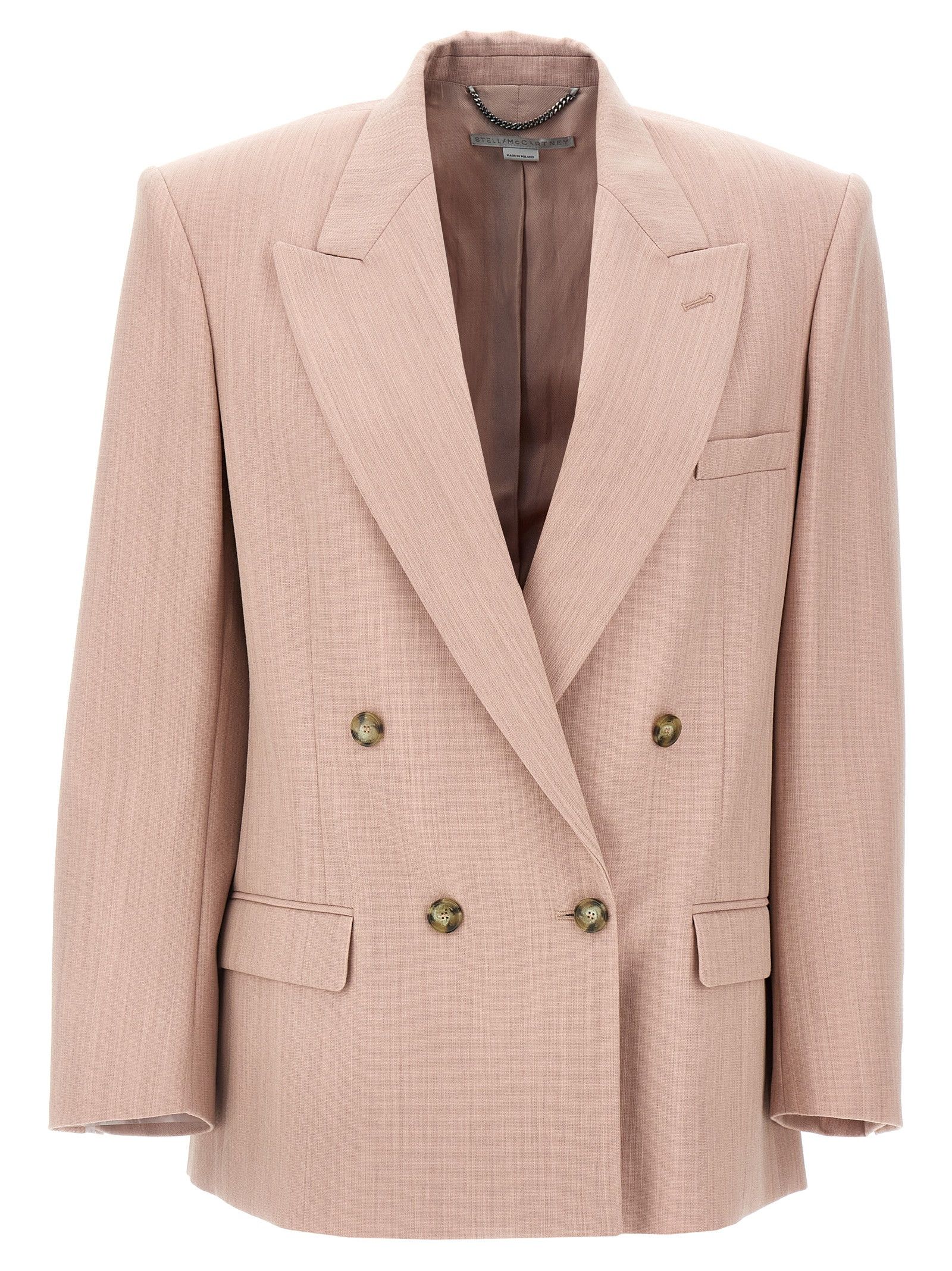 Stella McCartney Double-Breasted Wool Blazer Size XS / US 0-2 / IT 36-38 - 1 Thumbnail