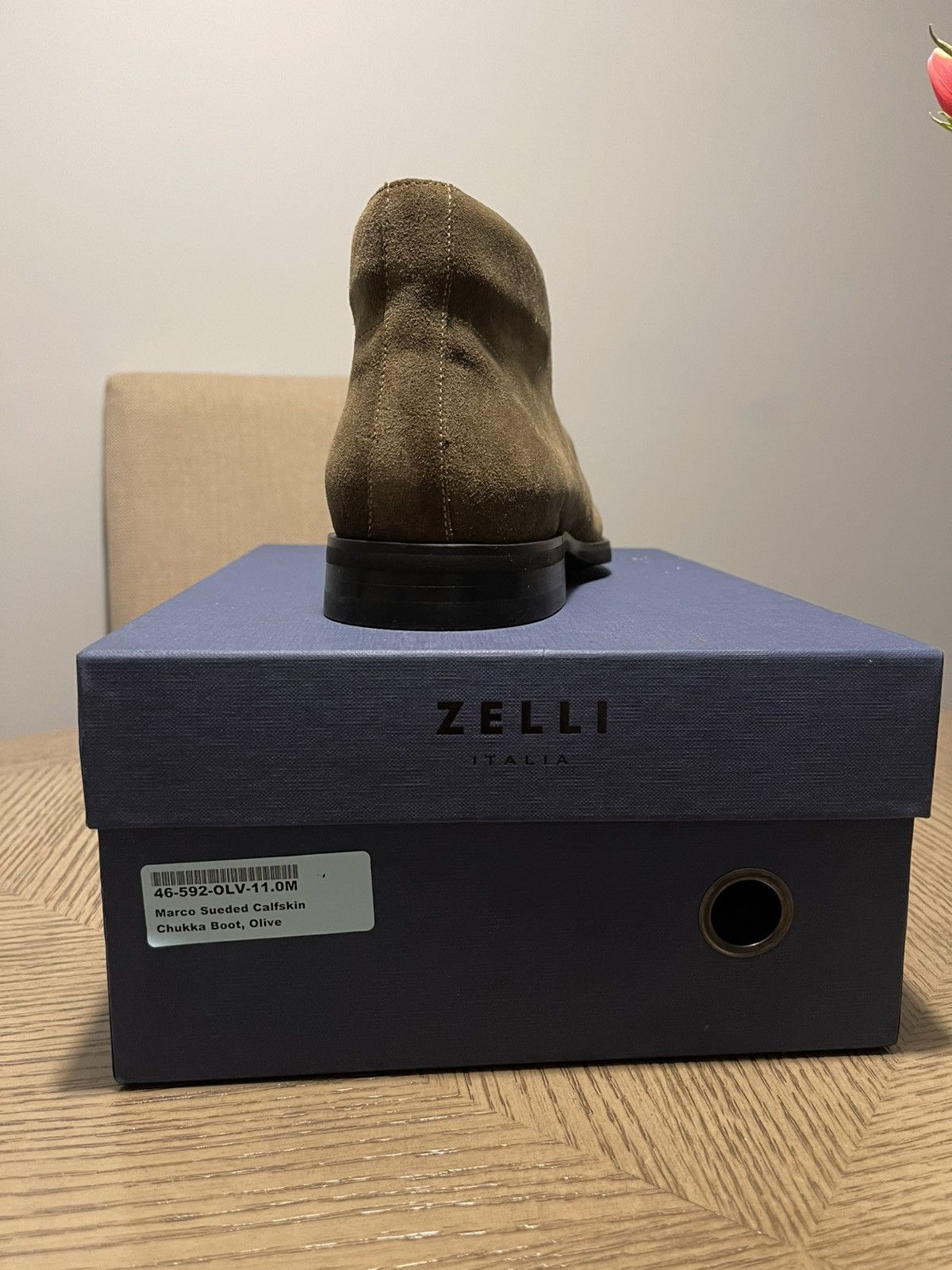 Zelli Marco Suede Calfskin Chukka Boot Size US 11 / EU 44 - 2 Thumbnail