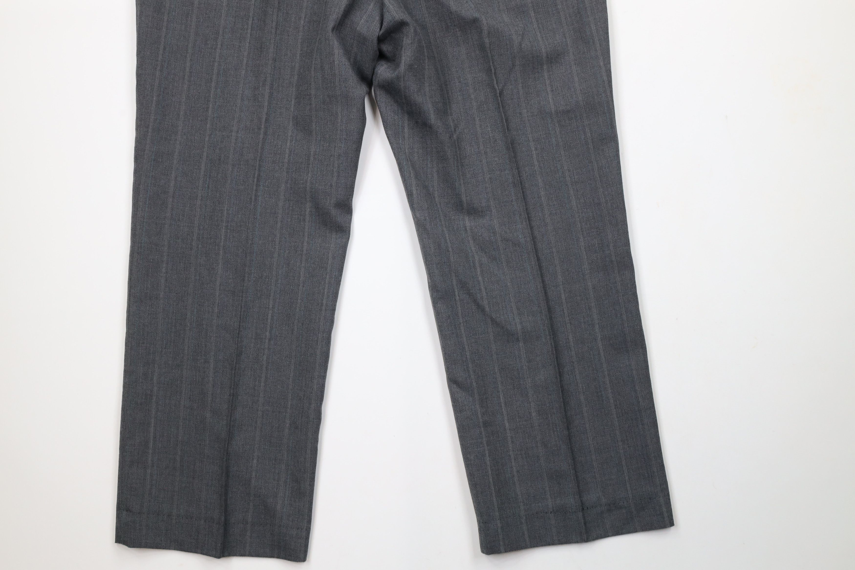 Vintage Vintage 90s Streetwear Striped Wide Leg Chino Pants USA Size US 38 / EU 54 - 11 Thumbnail