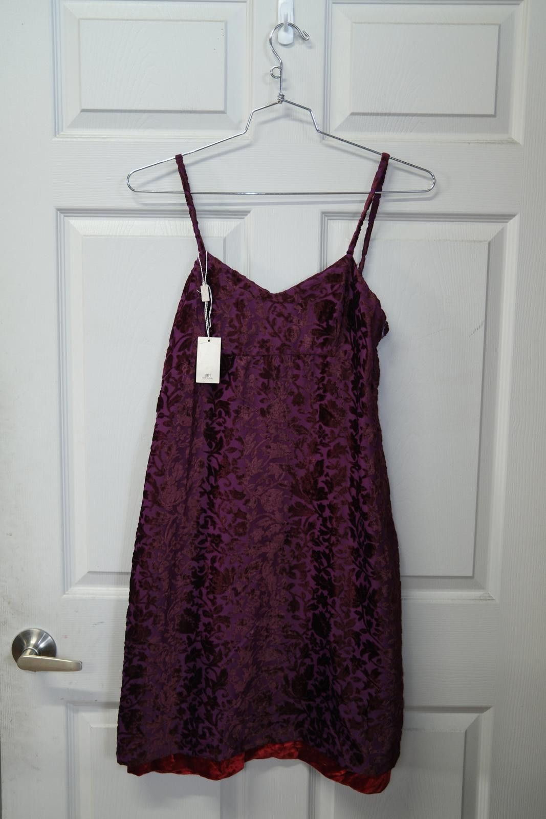 Other 00's Philosophy di Alberta Ferreti Velour Floral AOP Dress Size M / US 6-8 / IT 42-44 - 1 Thumbnail