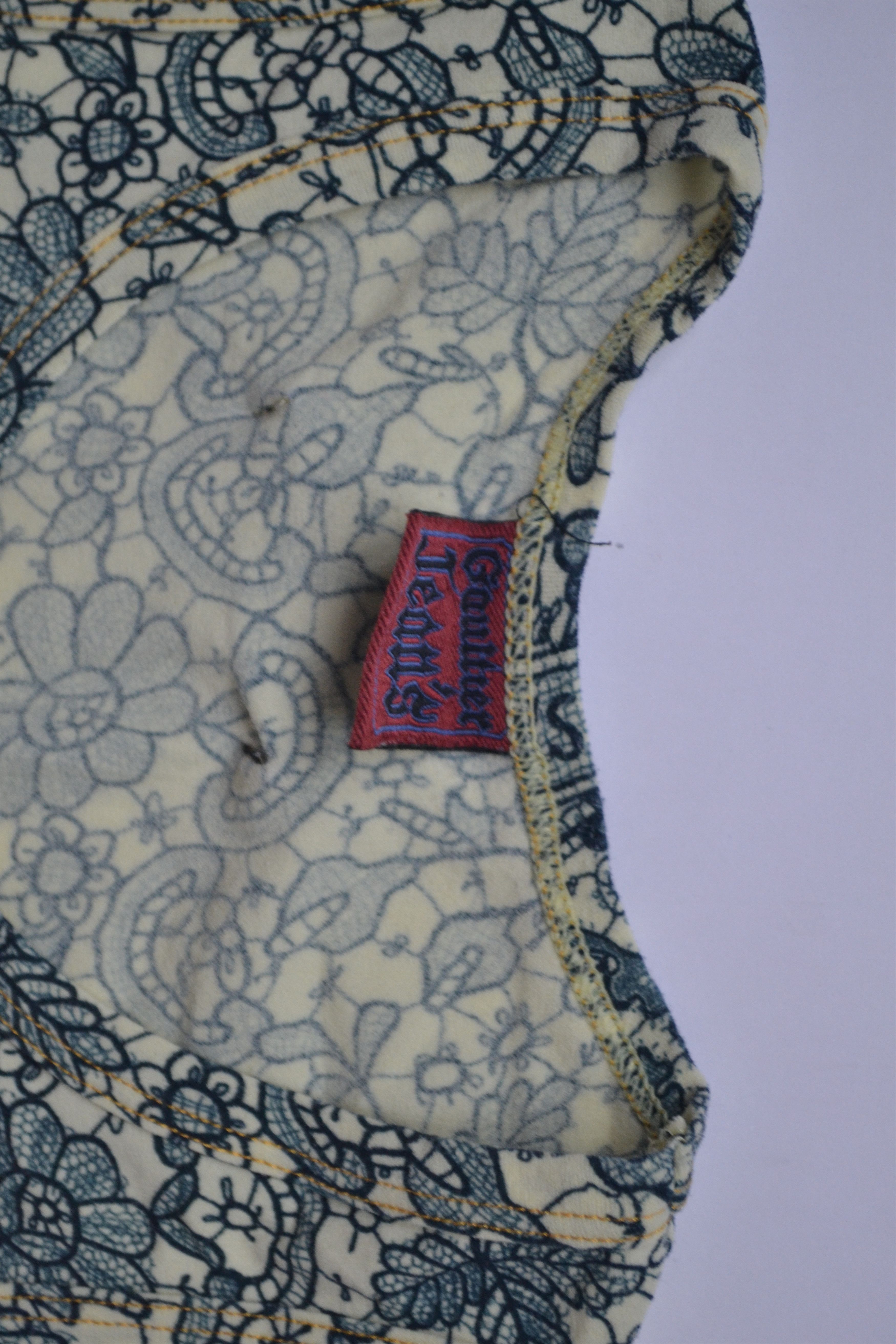 Jean Paul Gaultier Jean Paul Gaultier Sleeveless Tank Top Print Shirt 90s Size XS / US 0-2 / IT 36-38 - 6 Thumbnail