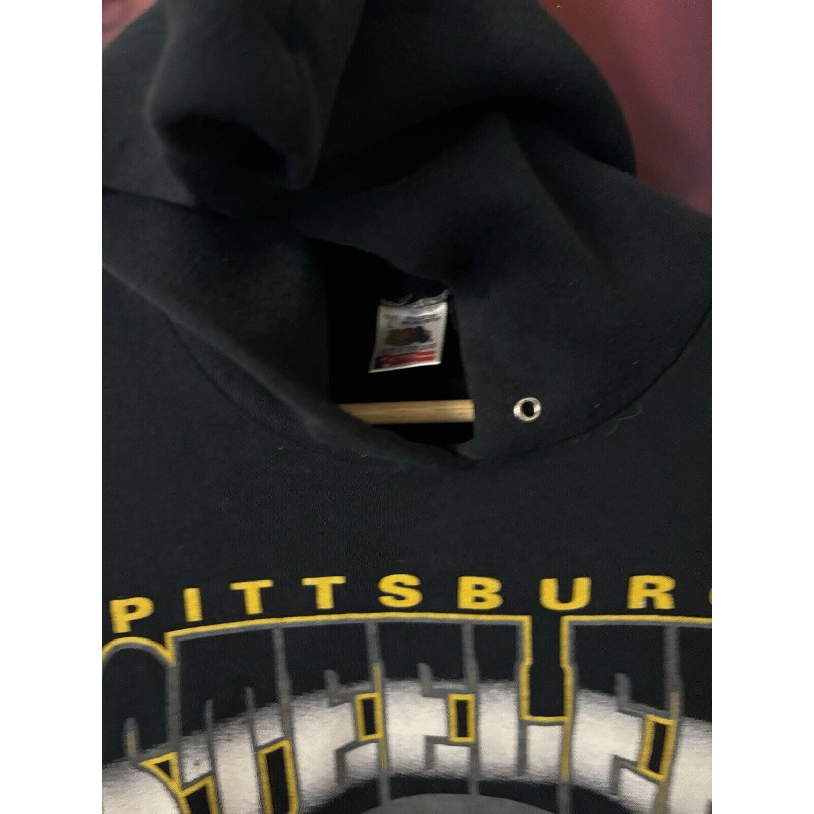 Other Vintage 90s Pittburgh Steelers Rare NFL hoodie Black Size L Size US L / EU 52-54 / 3 - 3 Thumbnail