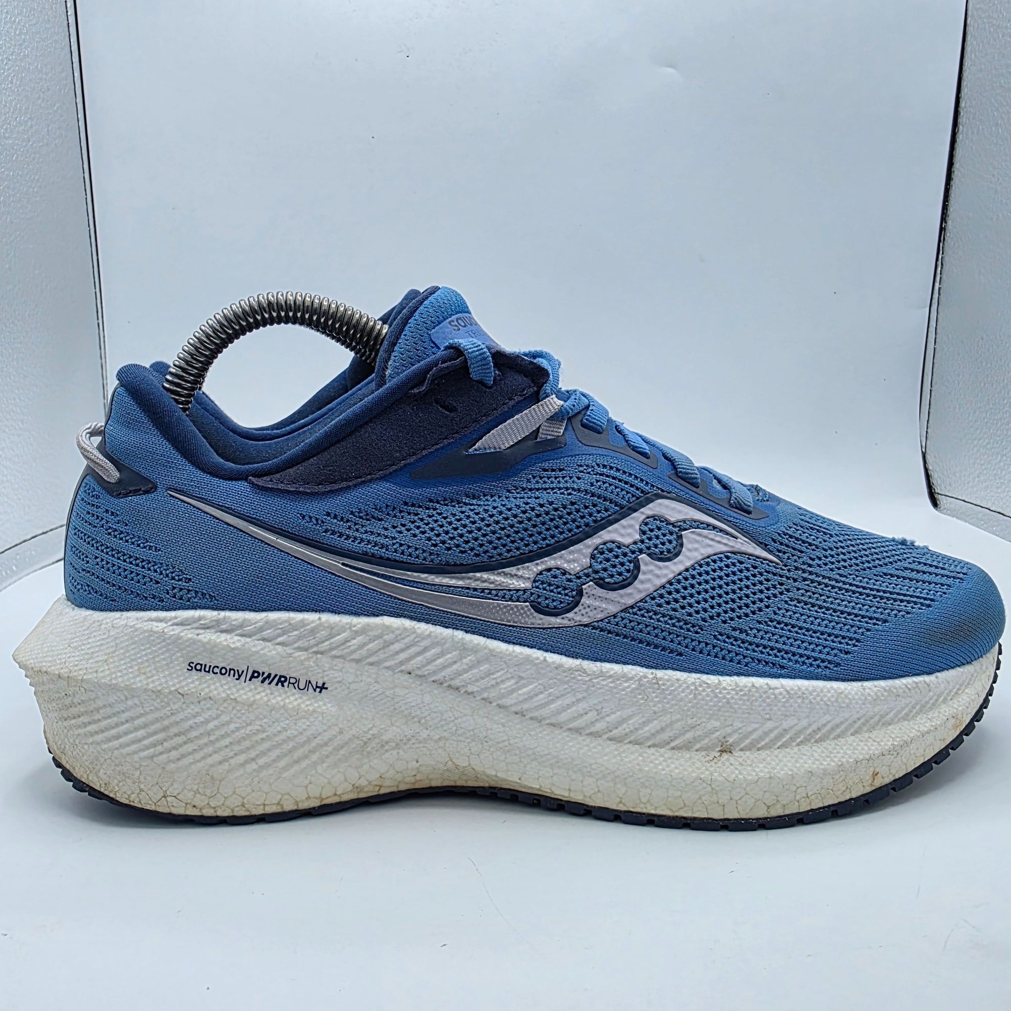 Saucony Saucony Triumph 21 Womens Size 8 Wide Blue Athletic Shoes Ru Size US 8 / IT 38 - 12 Thumbnail