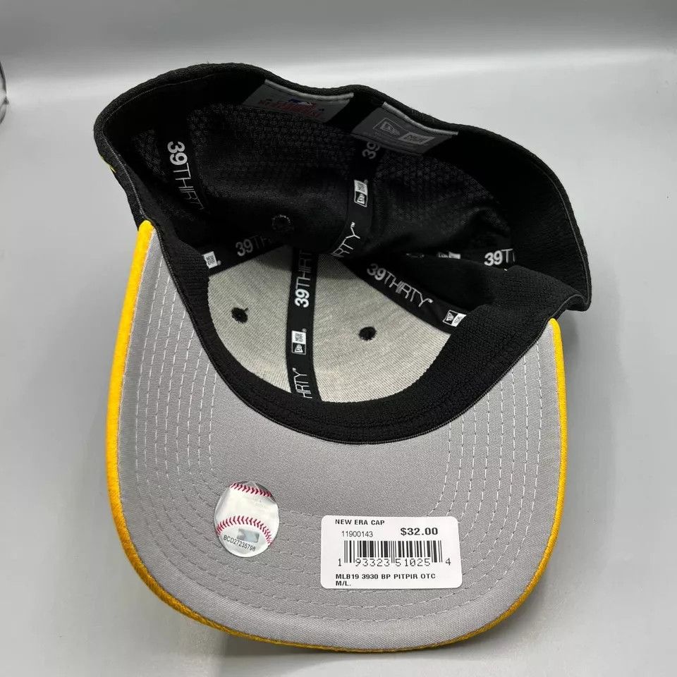 New Era Pittsburgh Pirates Hat Men M-L Stretch Fitted Cap New Size ONE SIZE - 4 Thumbnail