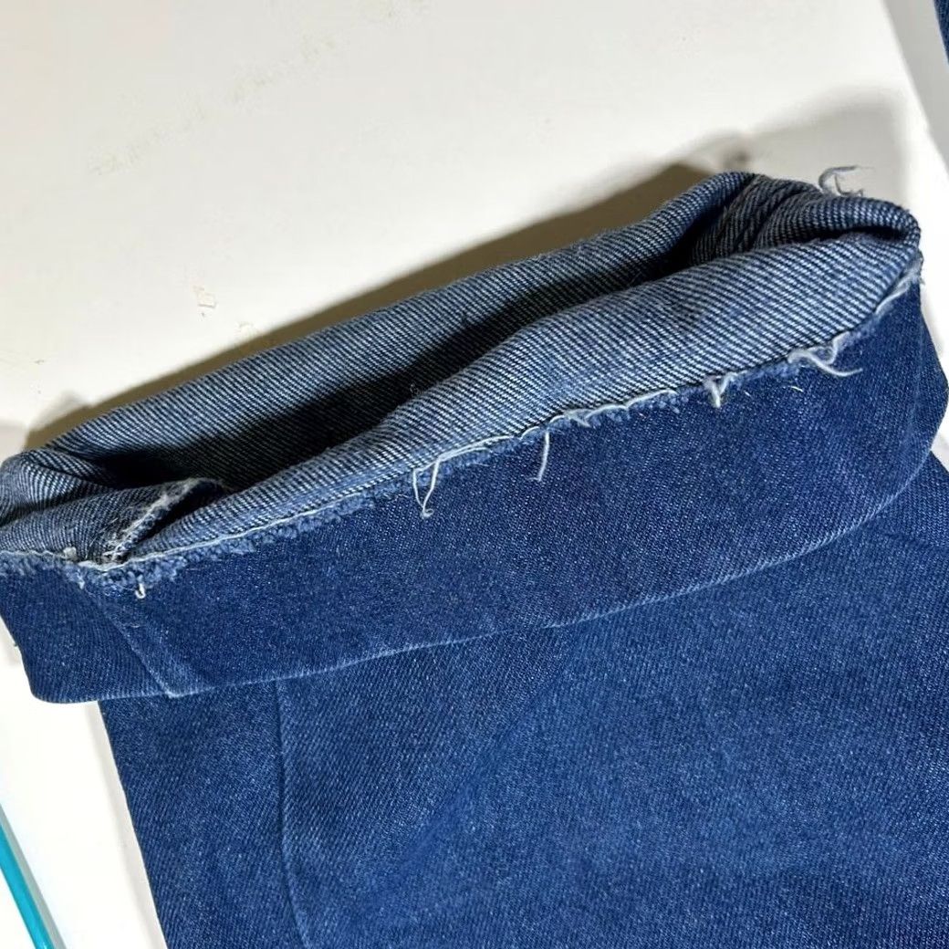 Levi's VINTAGE Levi's Mens Straight Leg Denim Jeans Medium Wash Altered Hem 42x28 Size US 42 / EU 58 - 5 Thumbnail