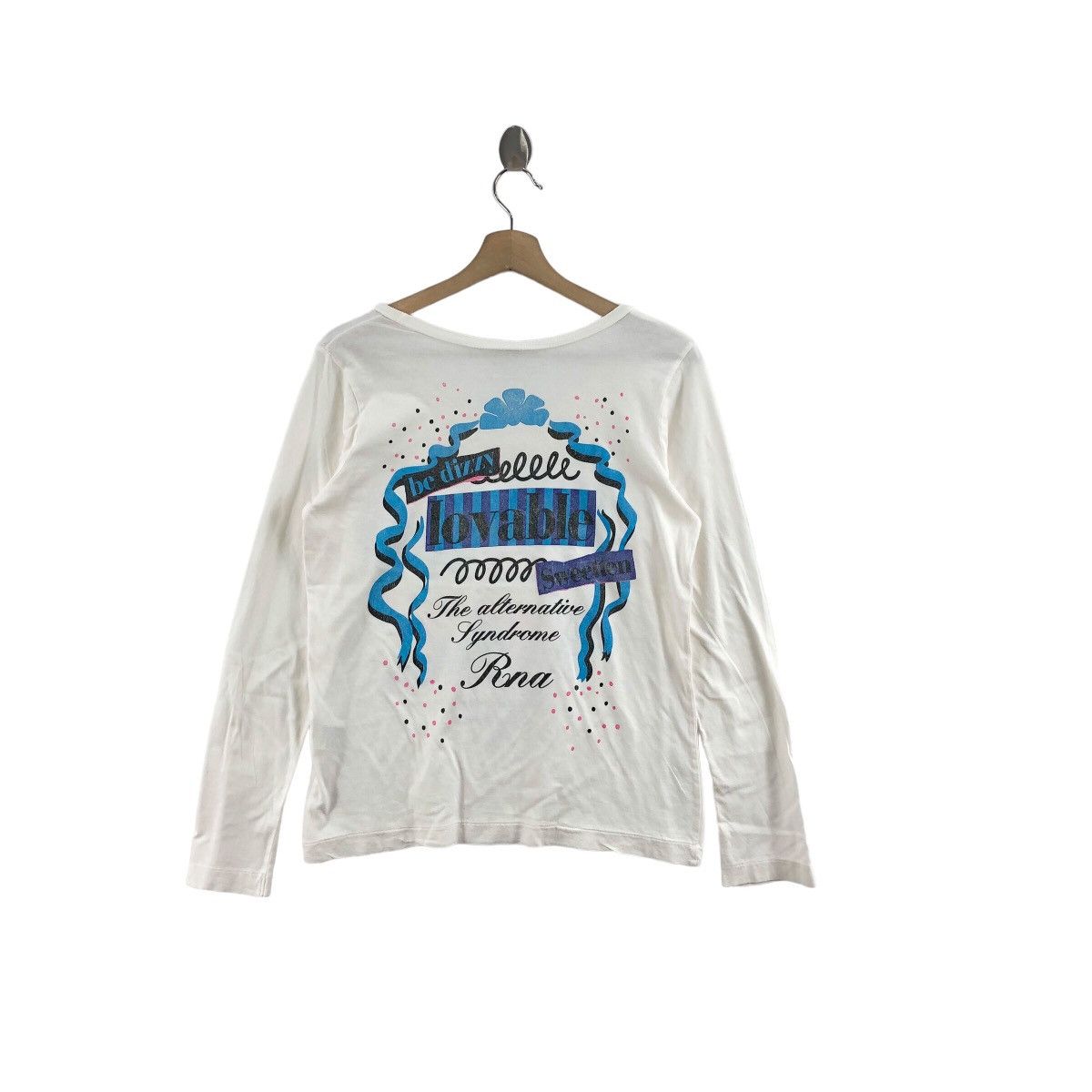 DNA × Vintage Women Vtg DNA RNA Long Sleeve Tshirt Size US M / EU 48-50 / 2 - 2 Thumbnail