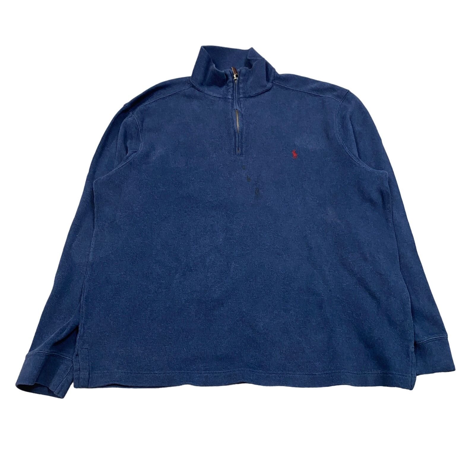 Polo Ralph Lauren × Vintage Vintage Polo Ralph Lauren 1/4 Zip Pullover Sweater Men's L Size US L / EU 52-54 / 3 - 1 Thumbnail