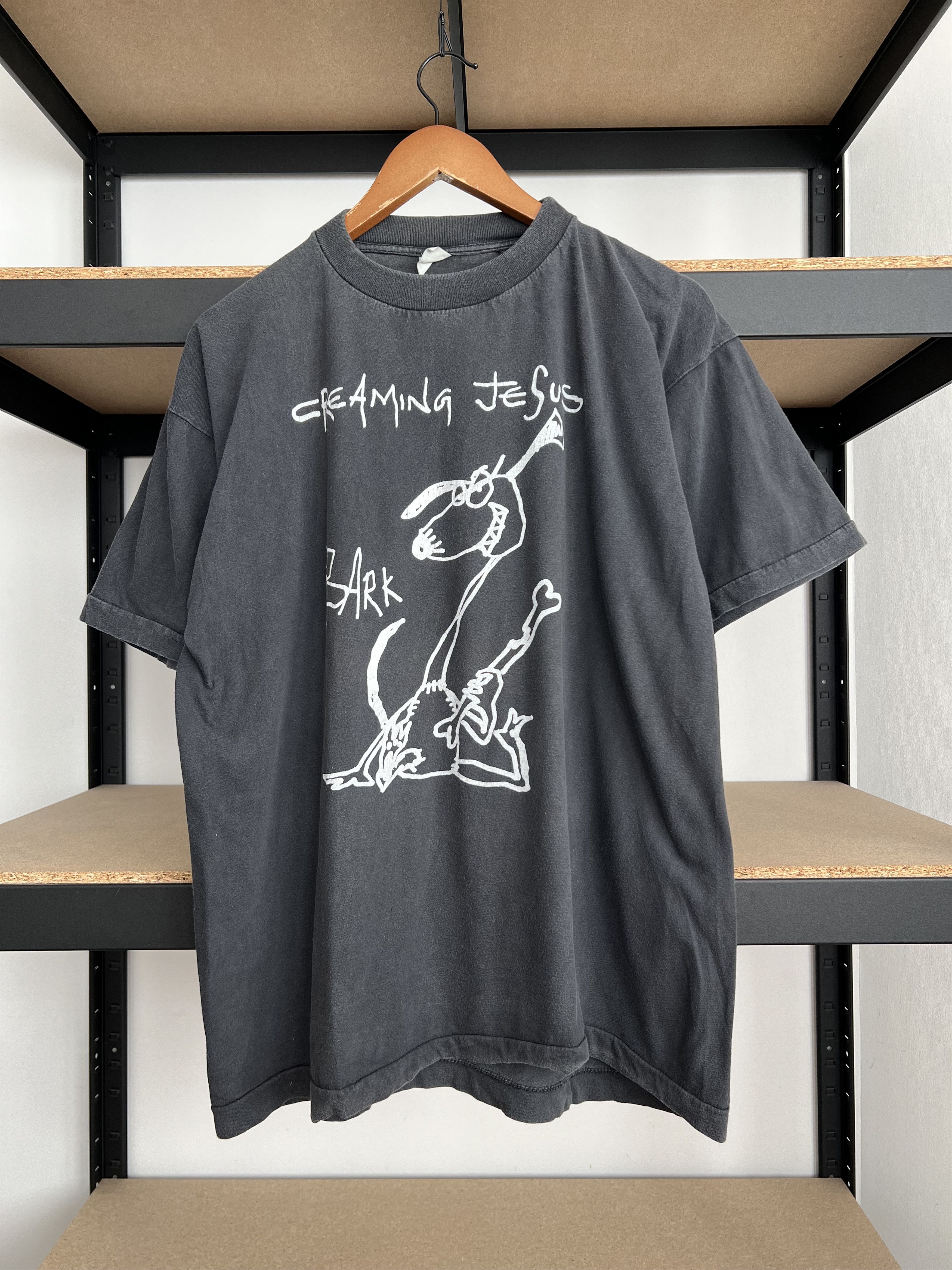 Band Tees Vintage 90 Creaming Jesus Bark Gothic Rock Band T-shirt Size US XL / EU 56 / 4 - 1 Thumbnail