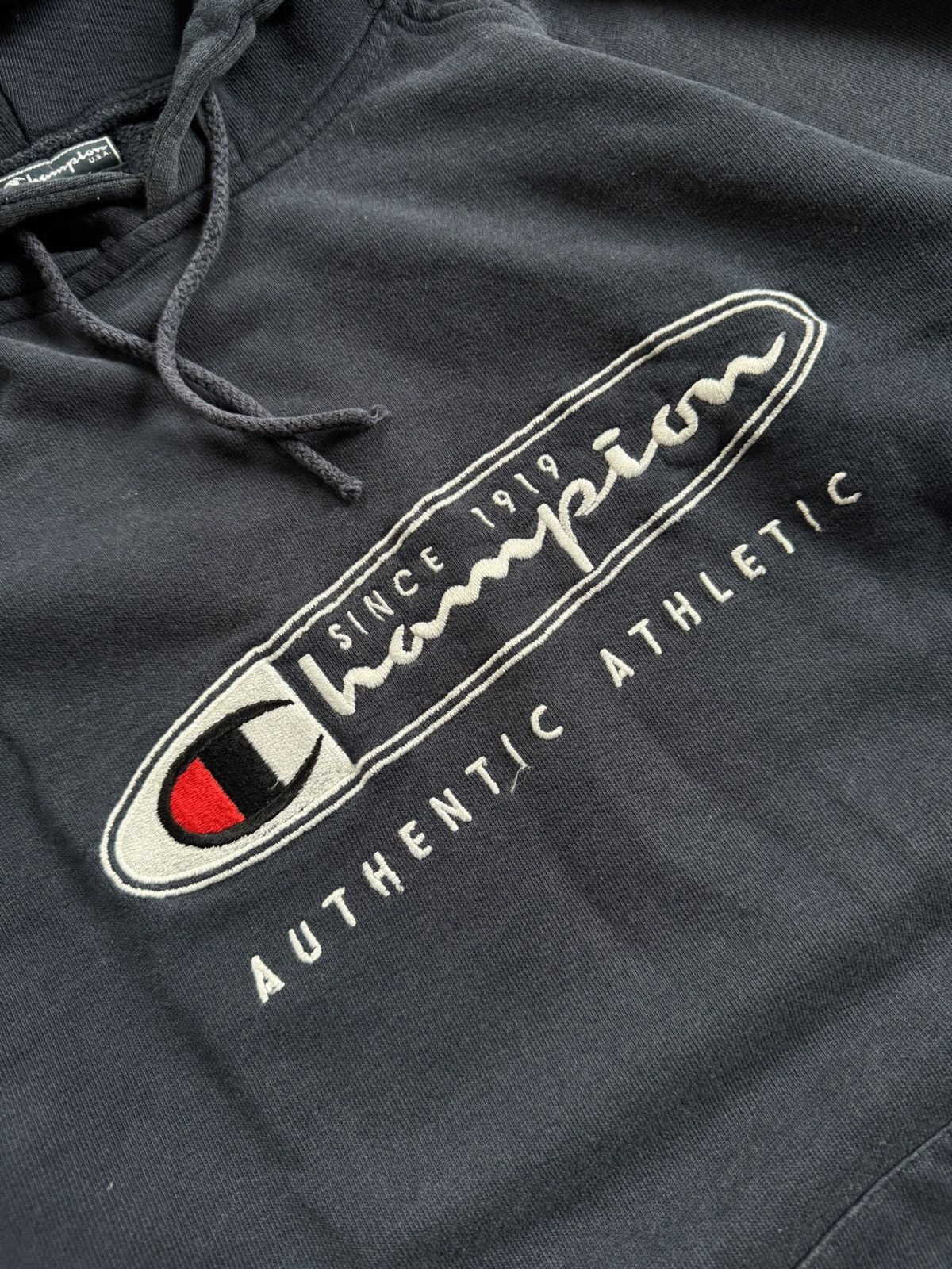 Champion × Vintage Champion S big logo vintage hoodie long sleeve sweatshirt Size US S / EU 44-46 / 1 - 9 Thumbnail