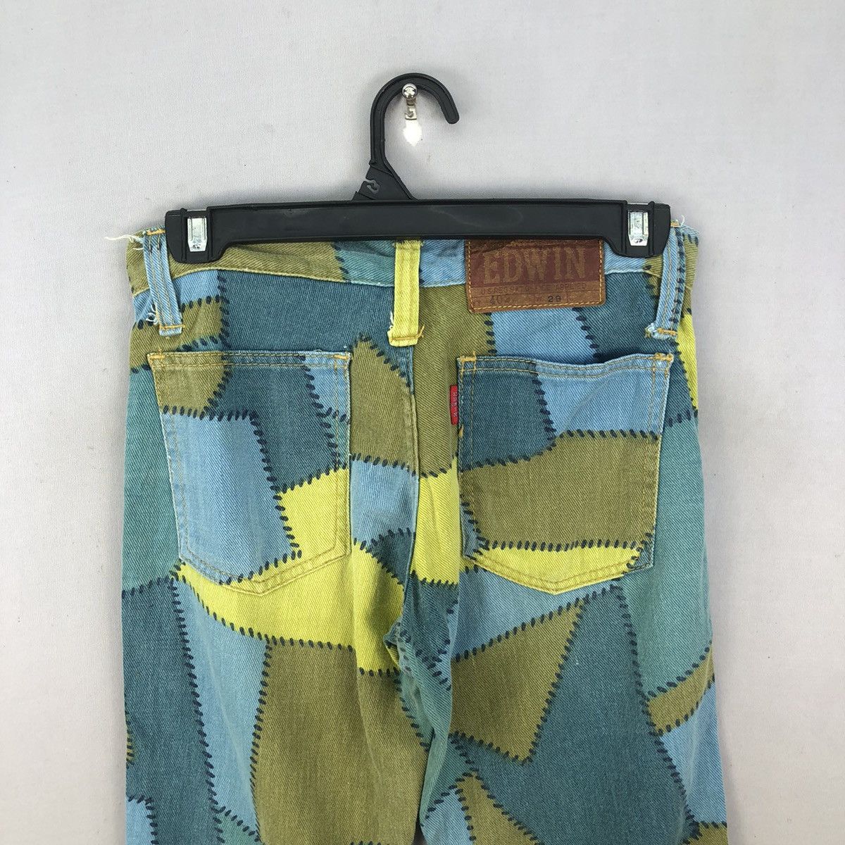 Kapital Vintage 1970s Edwin Patchwork AOP Bell Bottom Pants Size US 28 / EU 44 - 9 Thumbnail