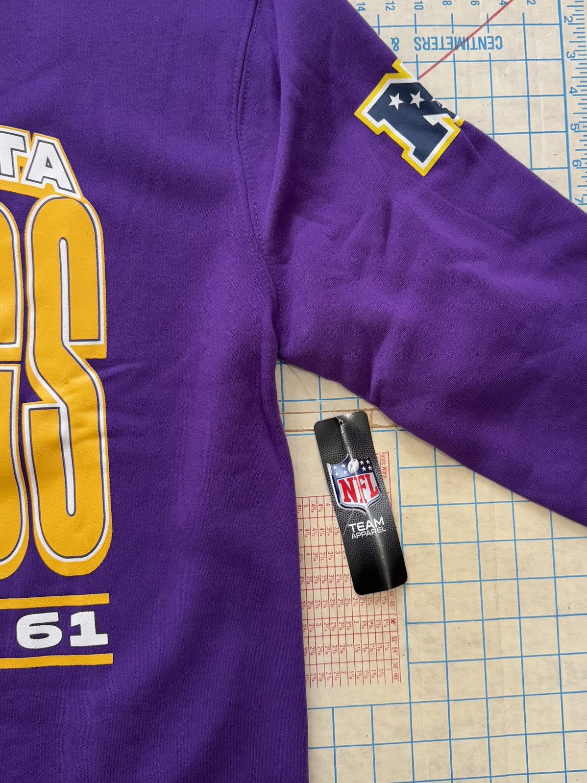 NFL NWT NFL Team Apparel Minnesota Vikings Crewneck Sweater Lar Size US L / EU 52-54 / 3 - 5 Thumbnail