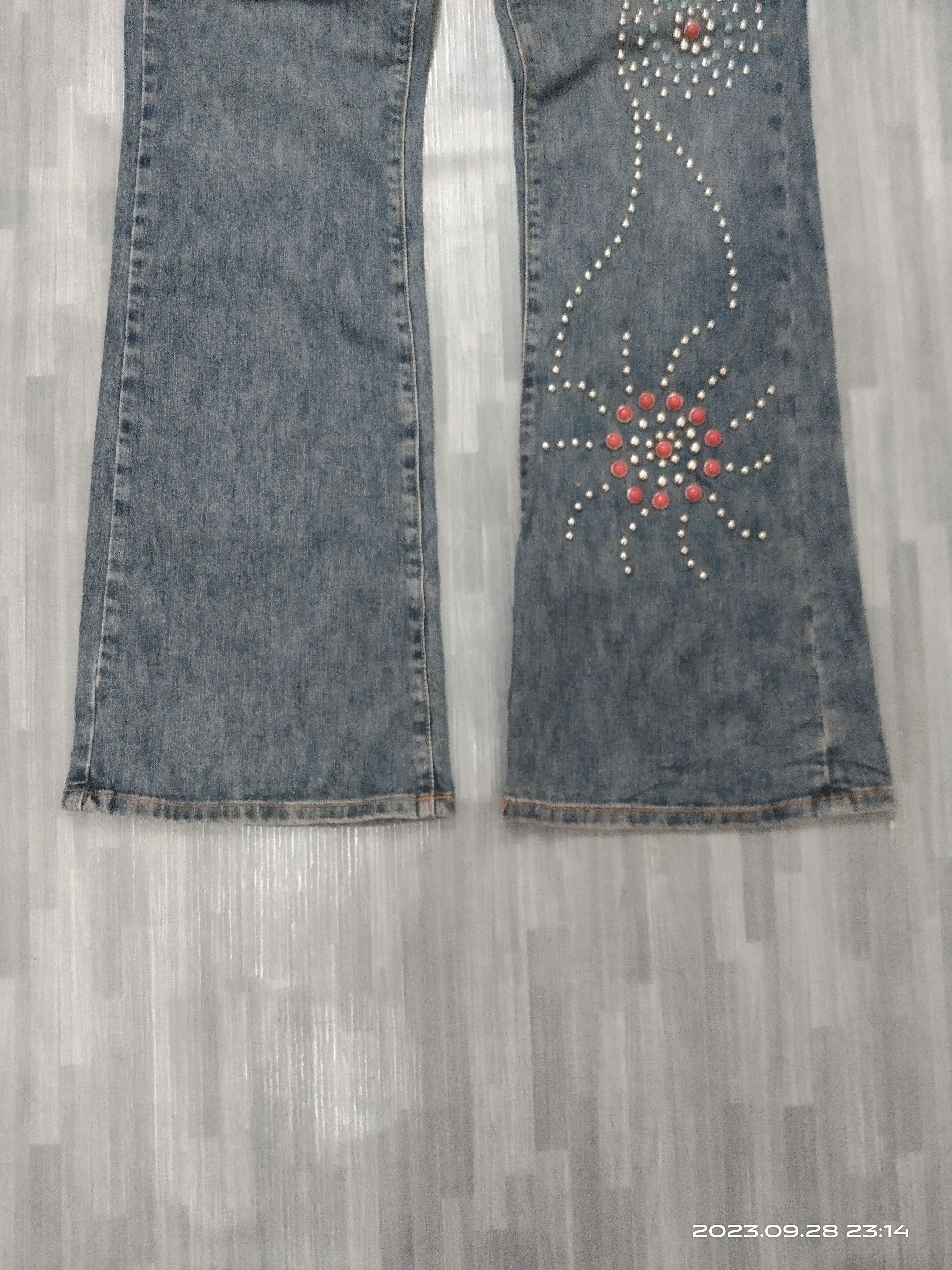 Other FLARE SICK STUDDED DENIM PANTS Size 29" - 7 Thumbnail