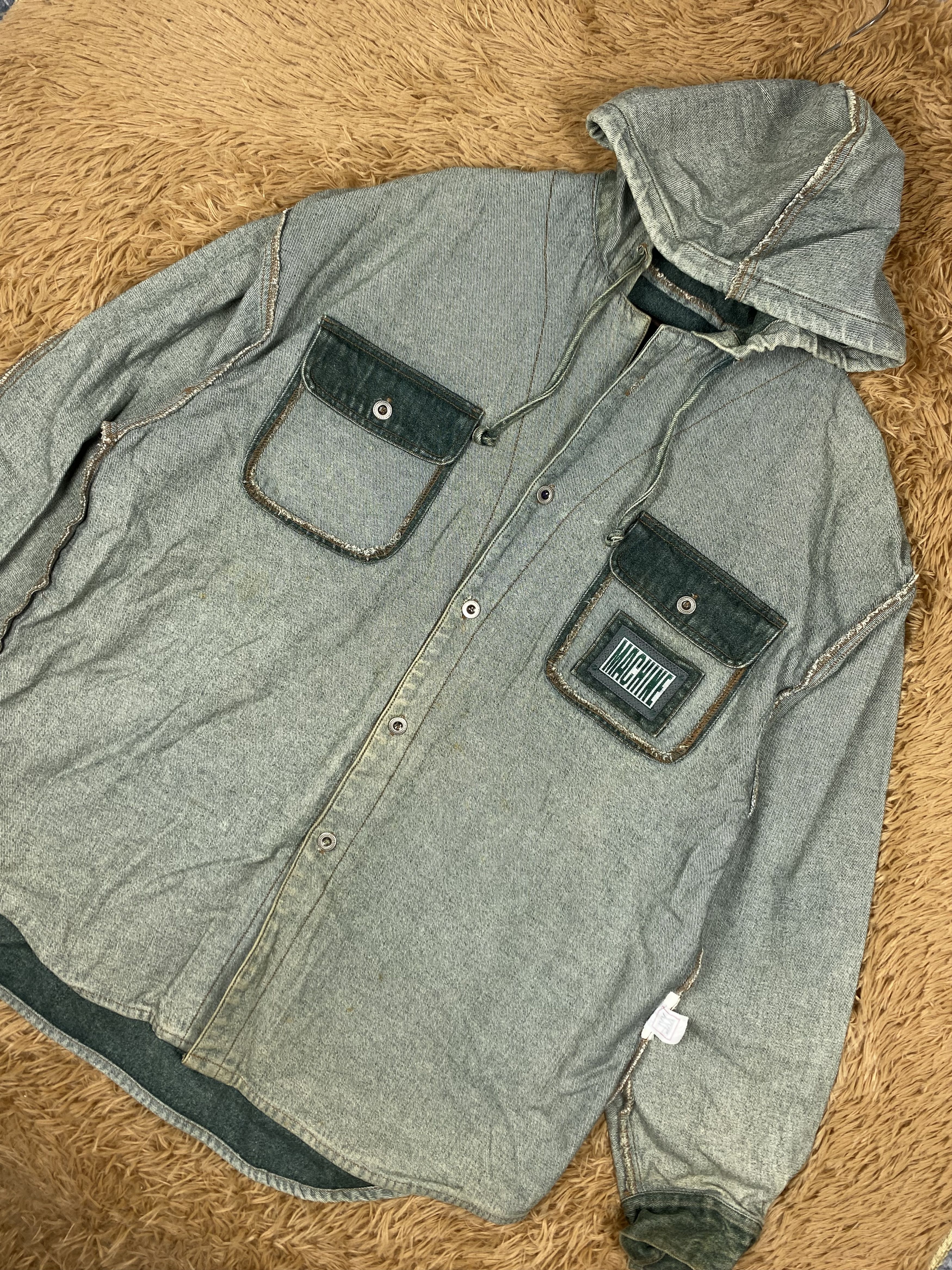 Japanese Brand Vintage Machine Denim Jacket DJ0762 Size US XXL / EU 58 / 5 - 2 Thumbnail