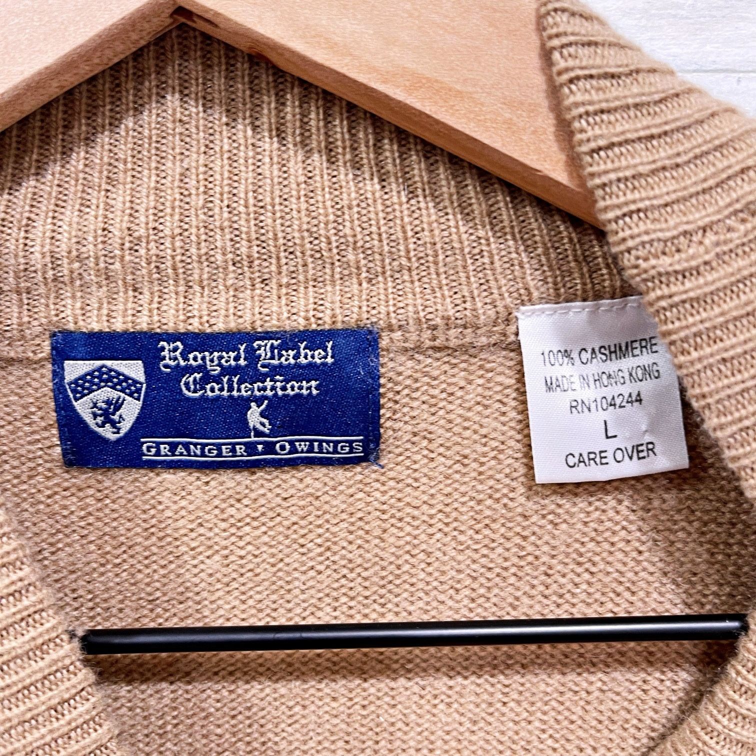 Other Scotland Made 100% Pure Cashmere Mockneck Sweater Raglan L Size US L / EU 52-54 / 3 - 5 Thumbnail