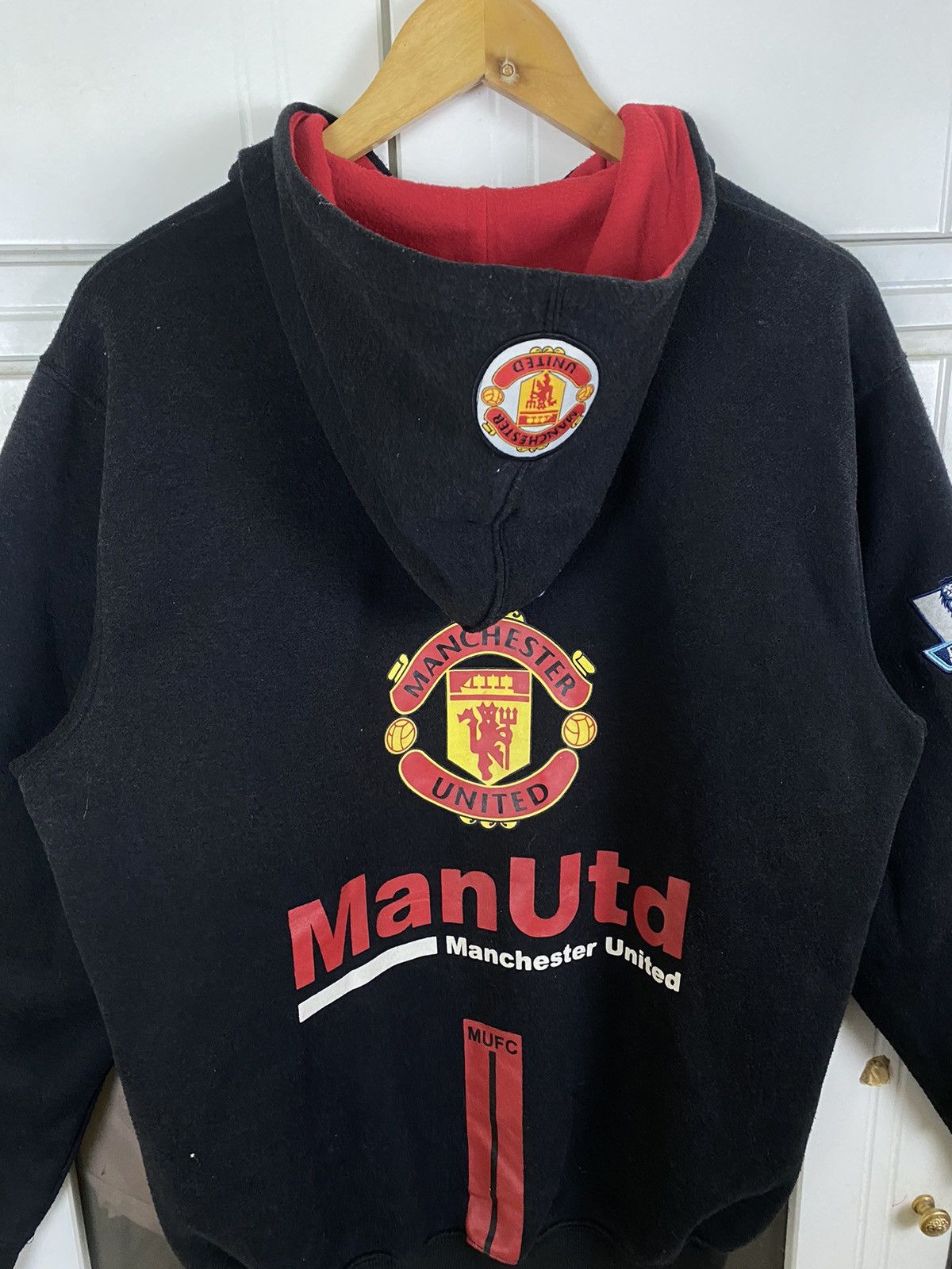 Nike × Vintage Vintage Nike Manchester United Hoodies Size US L / EU 52-54 / 3 - 8 Thumbnail