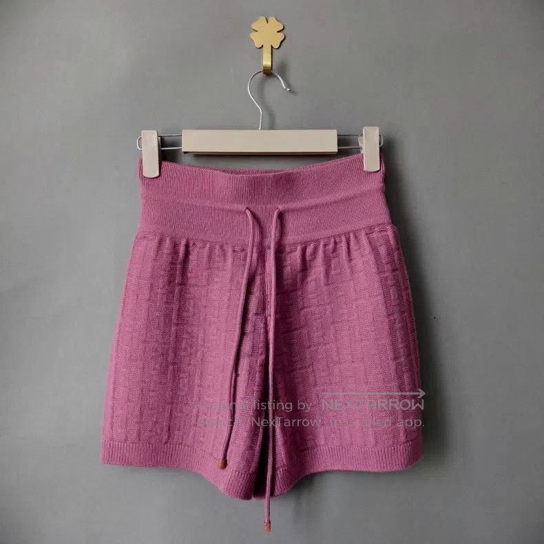 Hermes Hermes Fuchsia Full H Wool Short Pants Size 24" / US 00 / IT 34 - 1 Thumbnail
