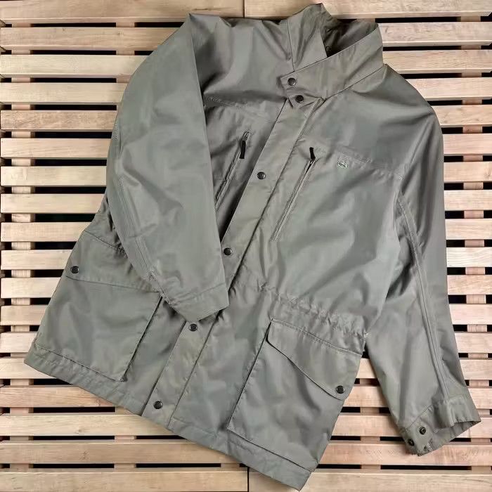 Lacoste × Vintage Mens Jacket Locoste Vintage Size 52 / 4 L Beige Size US L / EU 52-54 / 3 - 1 Thumbnail