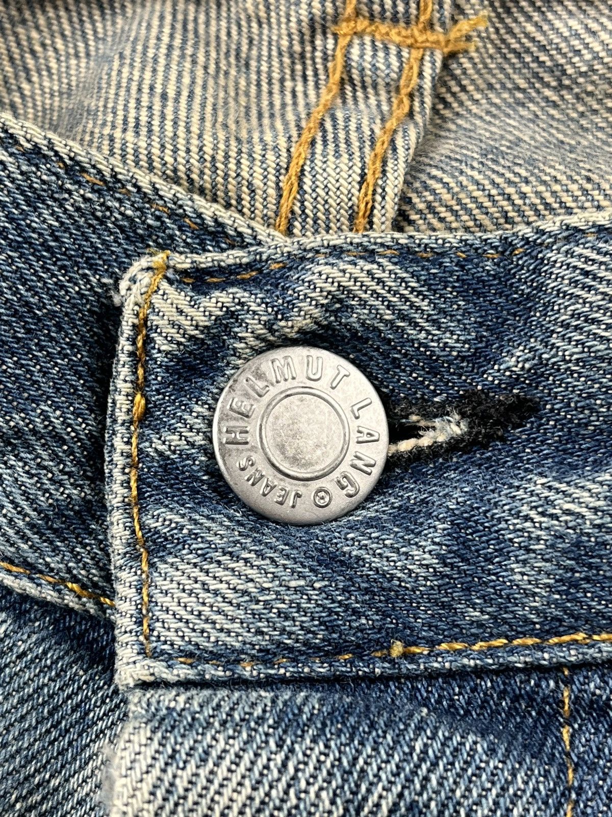 Helmut Lang × Vintage SS00 Helmut Lang Green Painter Denim Jeans Size US 30 / EU 46 - 7 Thumbnail