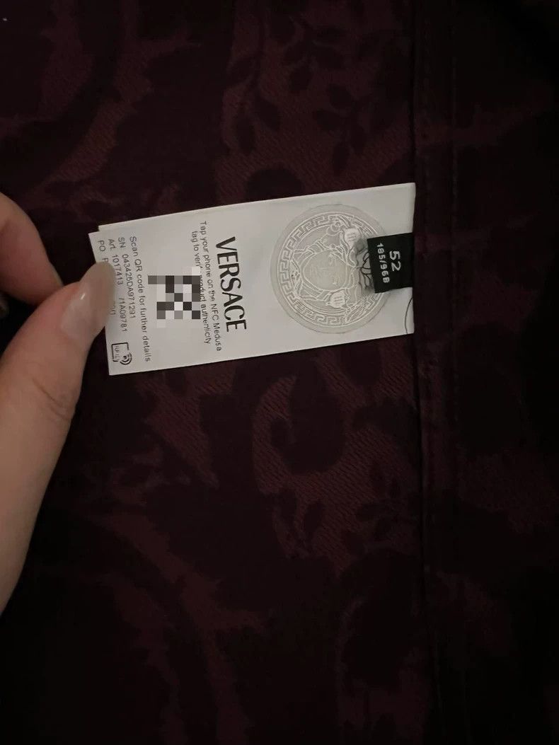 Versace Versace Flight jacket lambskin sleeves with hooded design Size US XXL / EU 58 / 5 - 5 Thumbnail