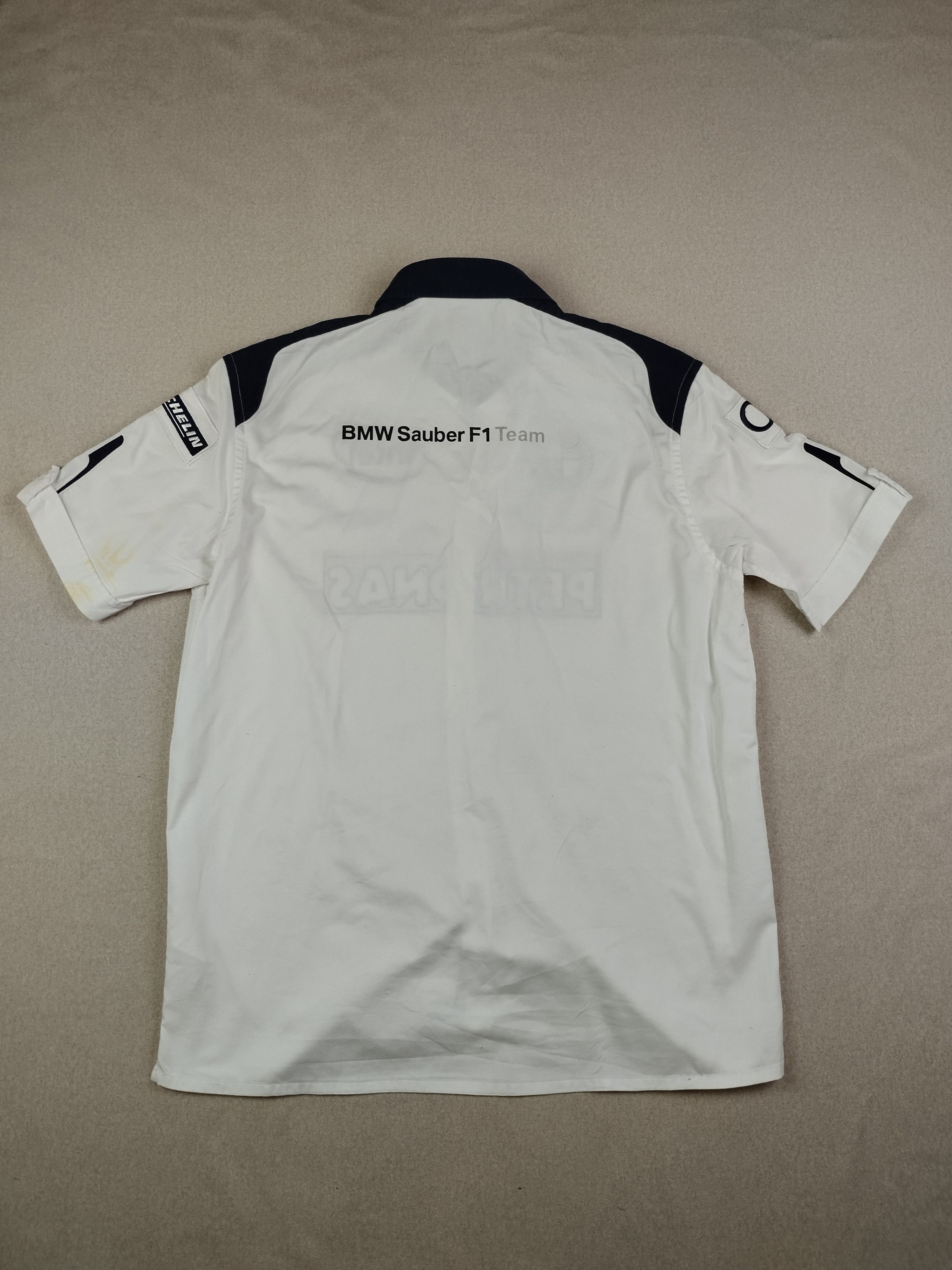 BMW vintage button ups shirt f1 bmw sauber petronas Kubica Size US XL / EU 56 / 4 - 2 Thumbnail