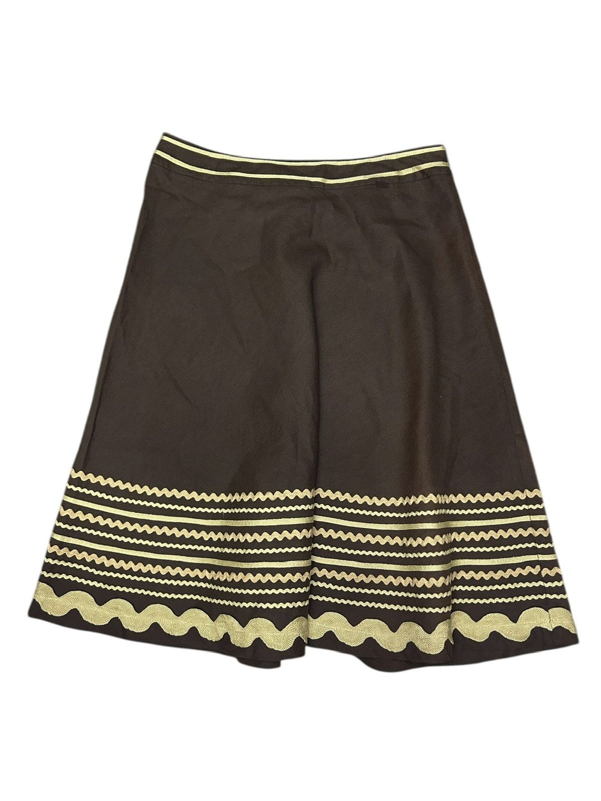 Moschino 00s Appliqué Skirt Size 28" / US 6 / IT 42 - 2 Thumbnail
