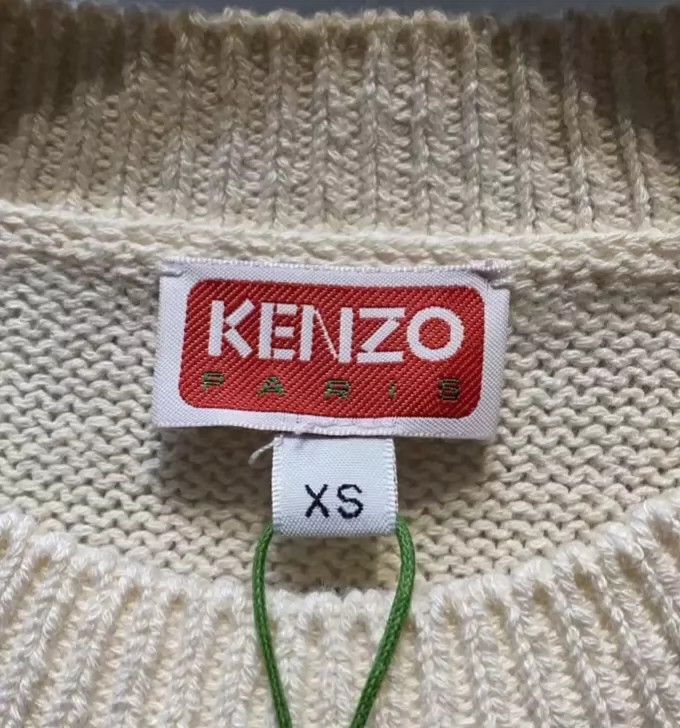 Kenzo KENZO White sweater Size XS / US 0-2 / IT 36-38 - 2 Thumbnail