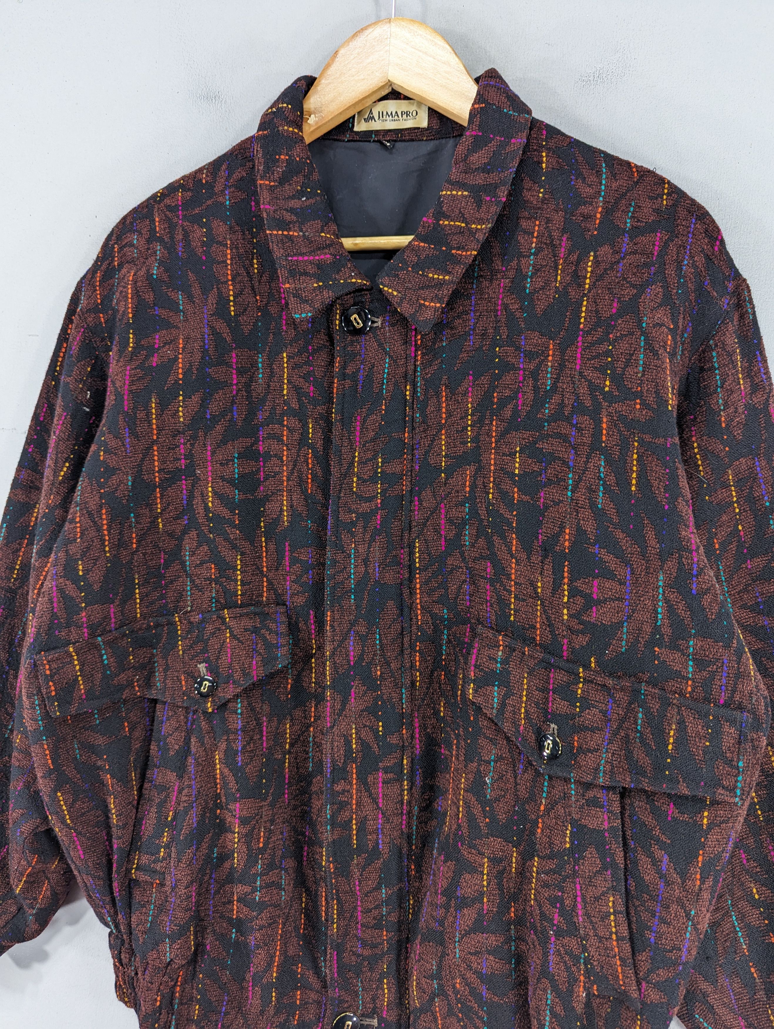 Japanese Brand Vintage Ji-Ma Pro Japanese Brand Mohair Bomber Jacket Size US M / EU 48-50 / 2 - 5 Thumbnail
