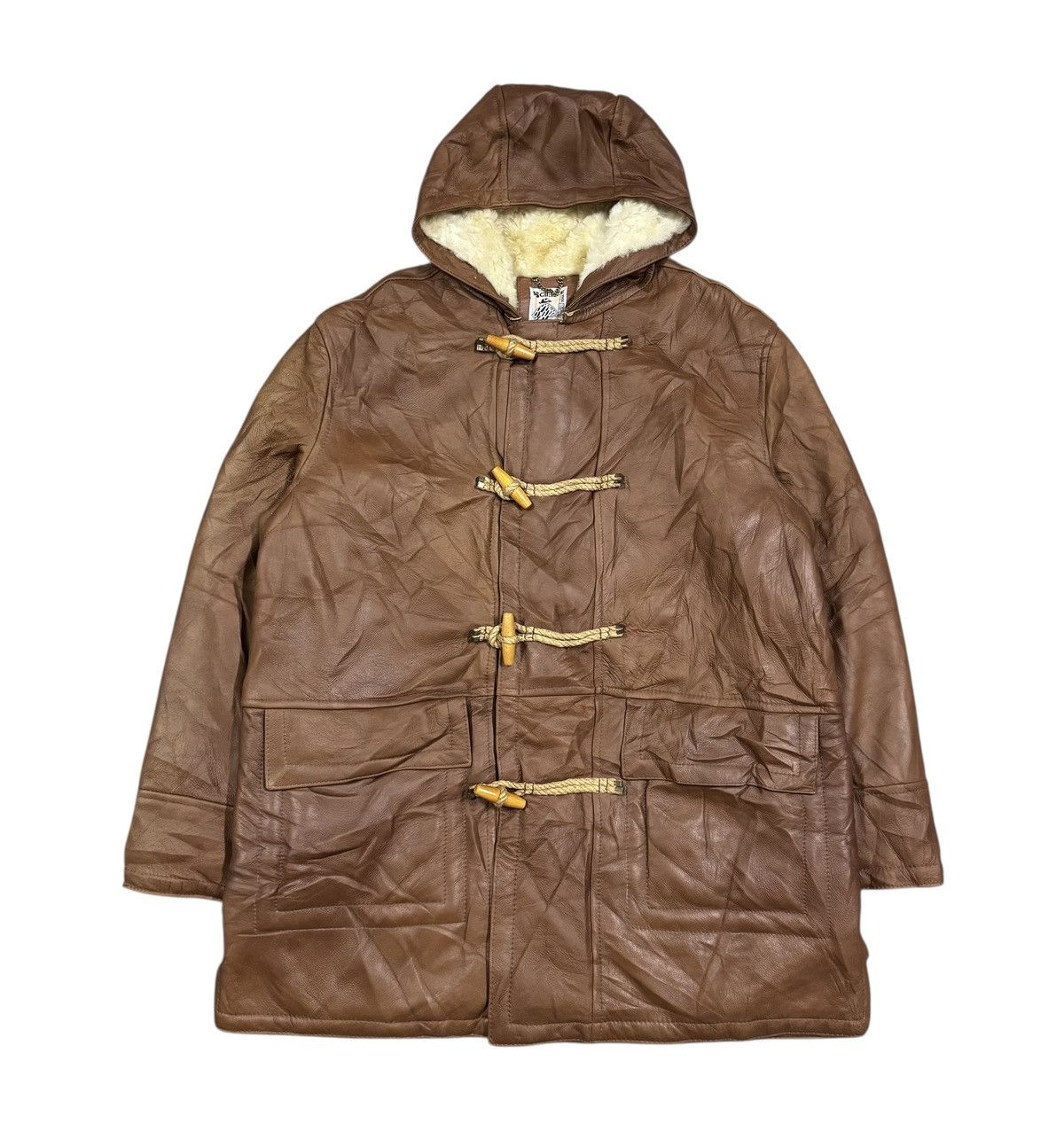 Rocky Mountain Featherbed Vtg🔥Science World Clothing Duffle Linning Faux Fur Sheepskin Size US XL / EU 56 / 4 - 1 Thumbnail