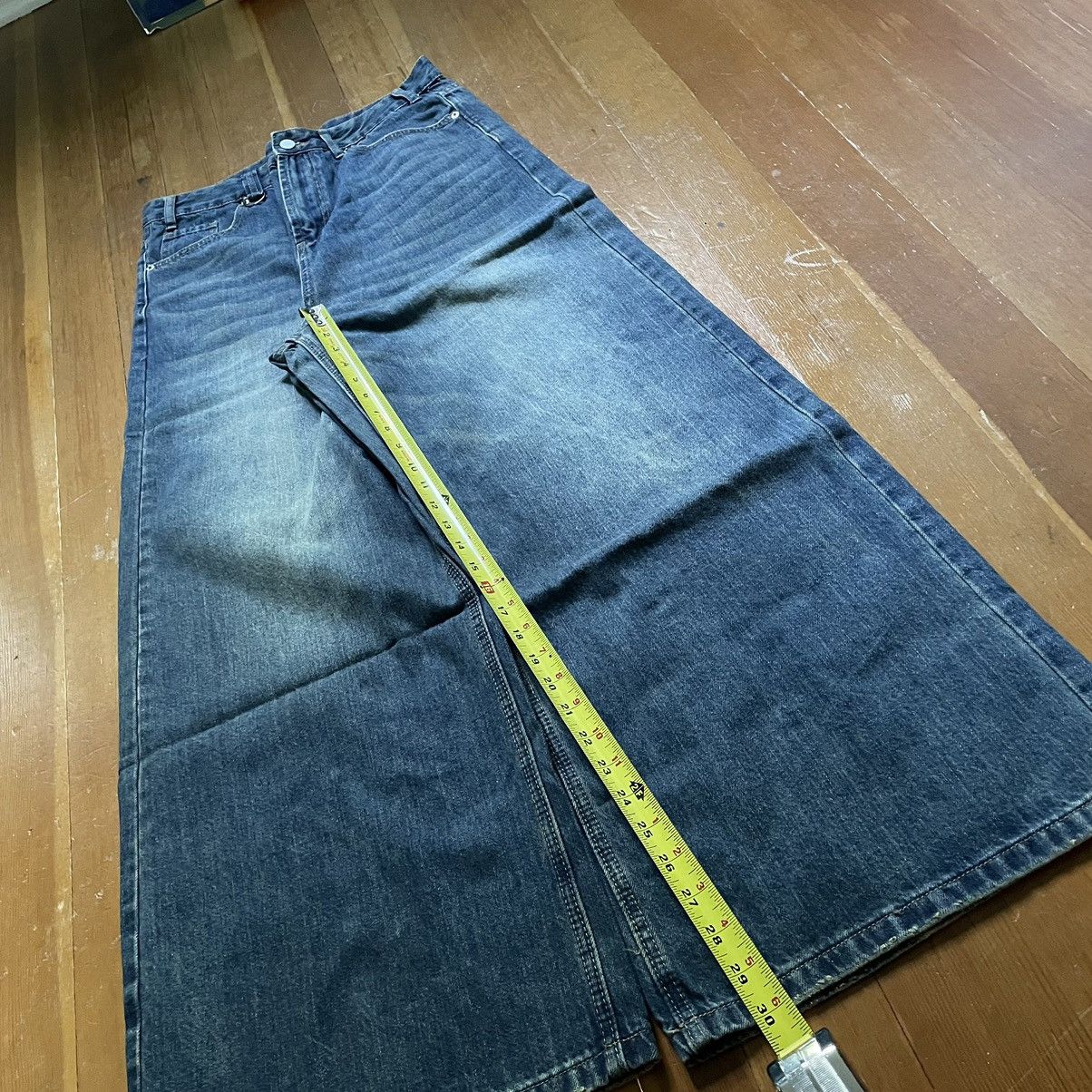 Japanese Brand Baggy faded jeans Size US 30 / EU 46 - 7 Thumbnail